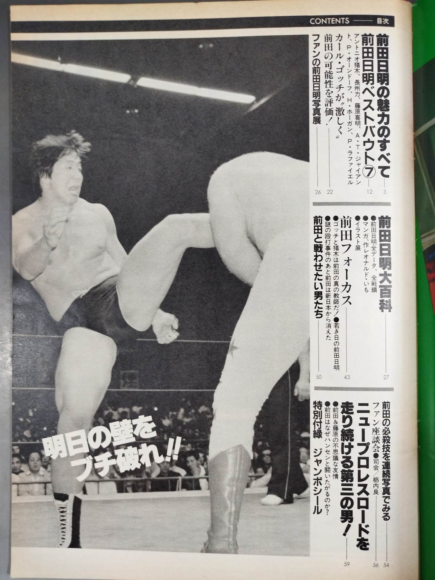 Pro Wrestling Album 46 Akira Maeda