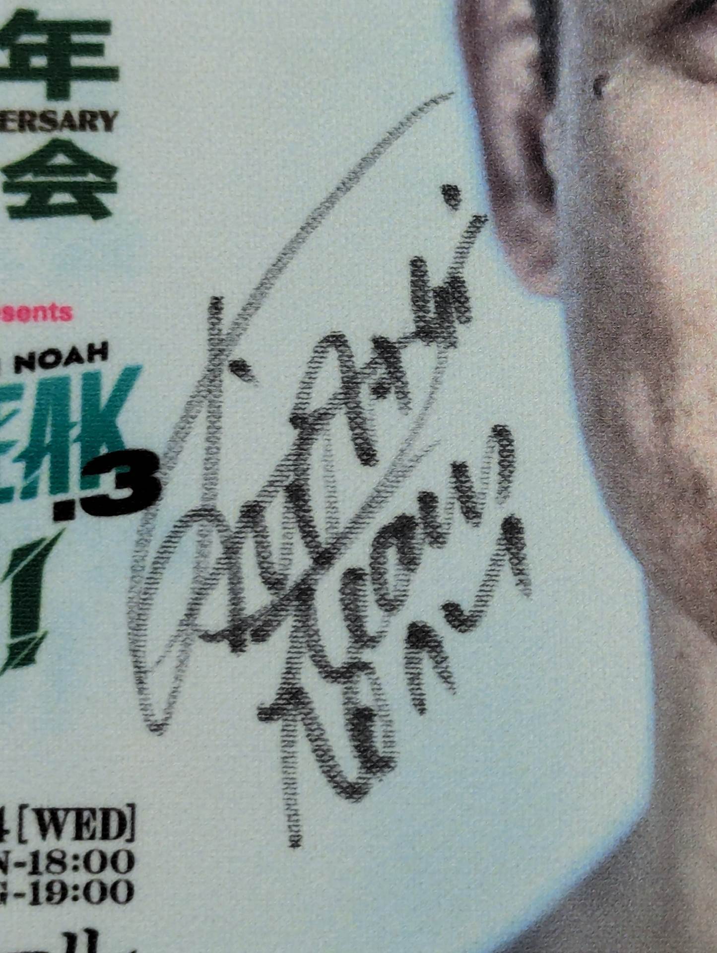 【直筆サイン入り】潮崎豪 デビュー20周年記念大会 ミニタオル