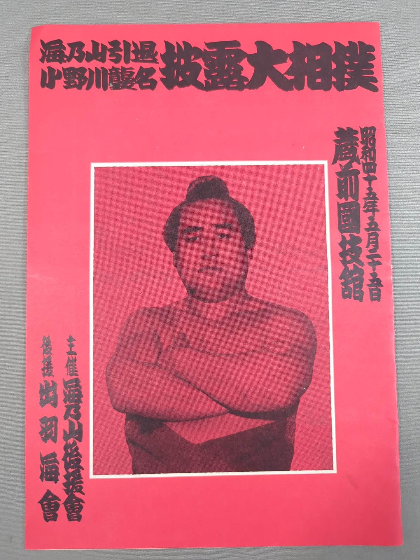 20-60代 人気ファッションブランド レア美品】デーモン小暮 & 舞の海 大相撲引退記念 その他