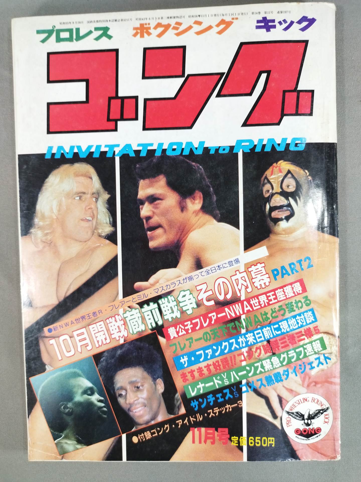 月刊ゴングVol.14 No.11 – 闘道館