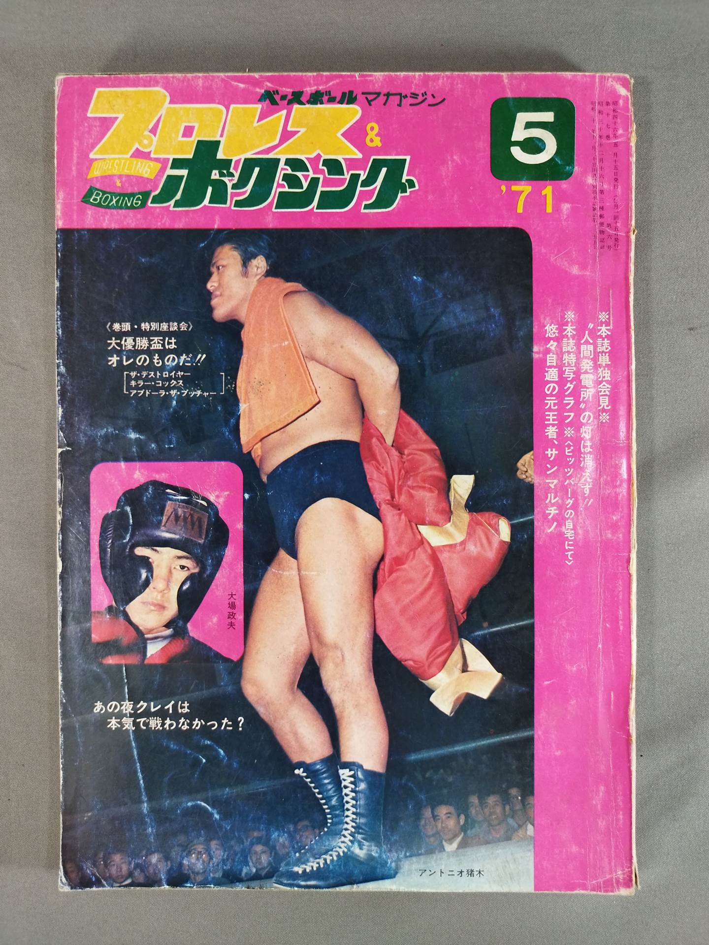 Pro Wrestling & Boxing May 1971