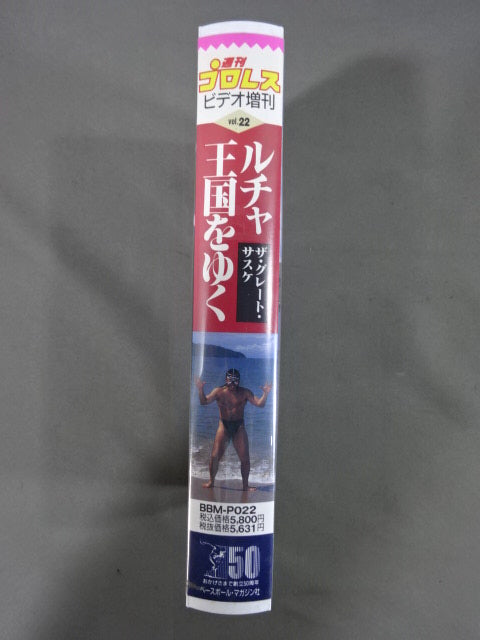Explore the Kingdom of Lucha The Great Sasuke Weekly Pro Wrestling Video Special Issue Vol.22