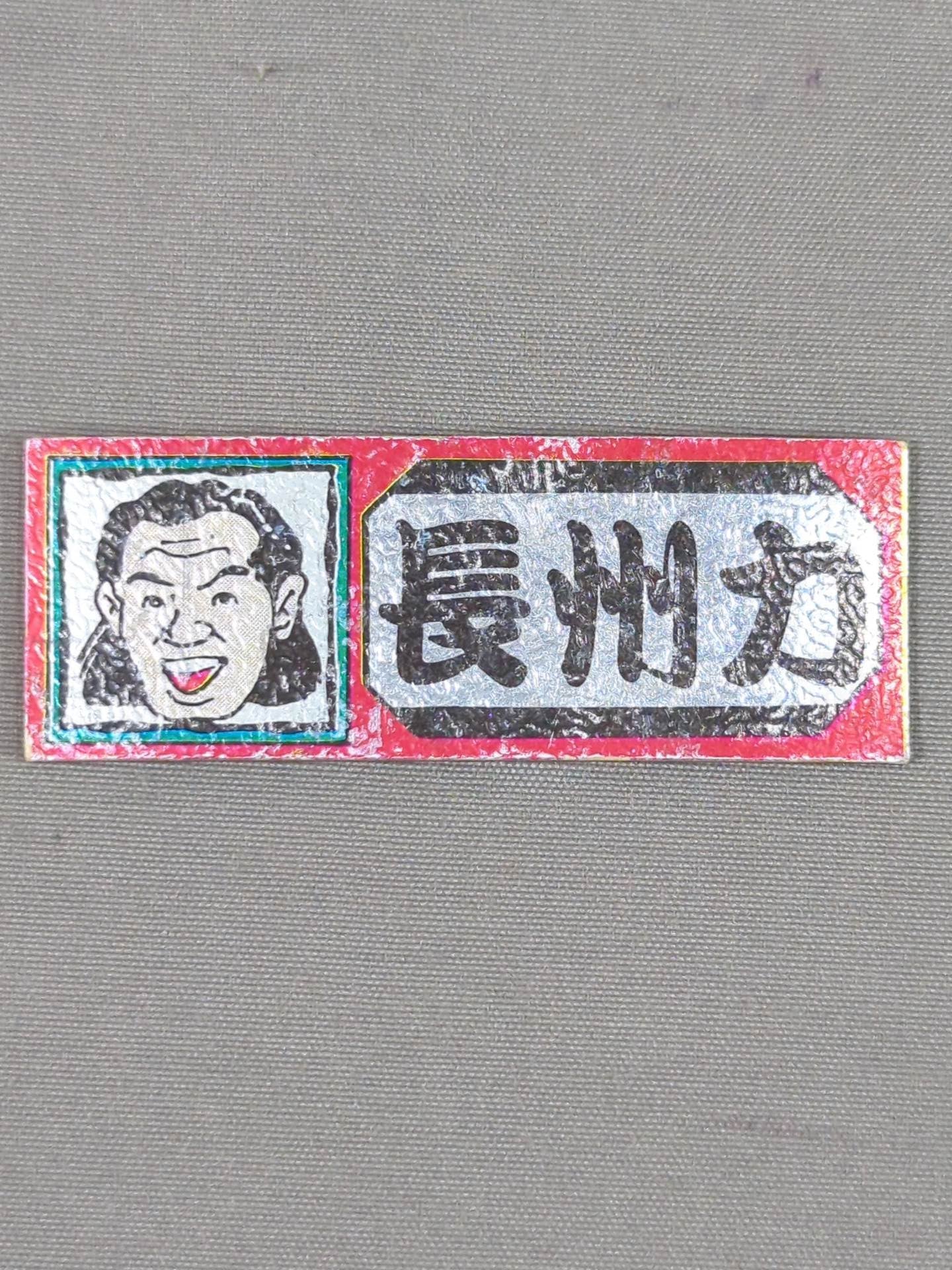★昭和レトロ★ 長州力 エレキステッカー