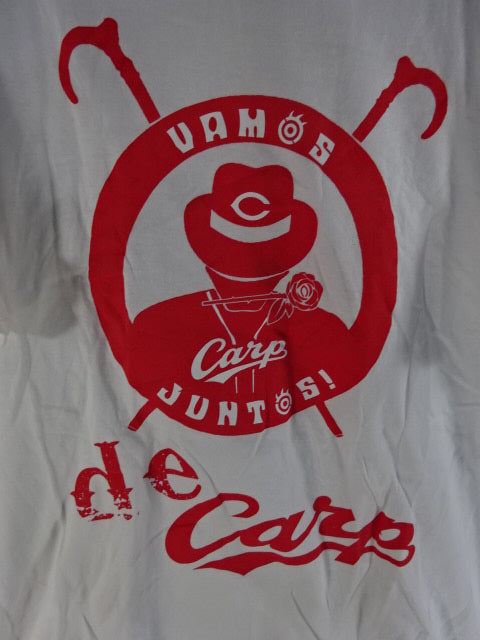 広島東洋カープ×内藤哲也「VAMOS JUNTOS!」Tシャツ①(ホワイト)