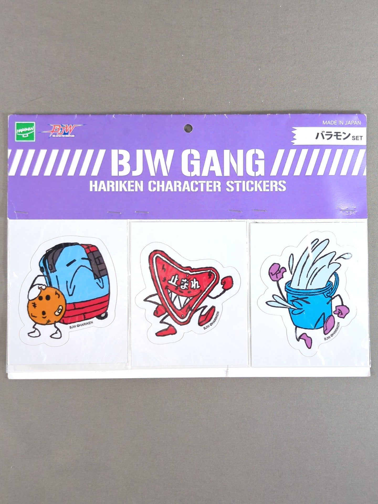 ★BJW GANG★ HARIKEN CHARACTER STICKERS (Brahmin Set)