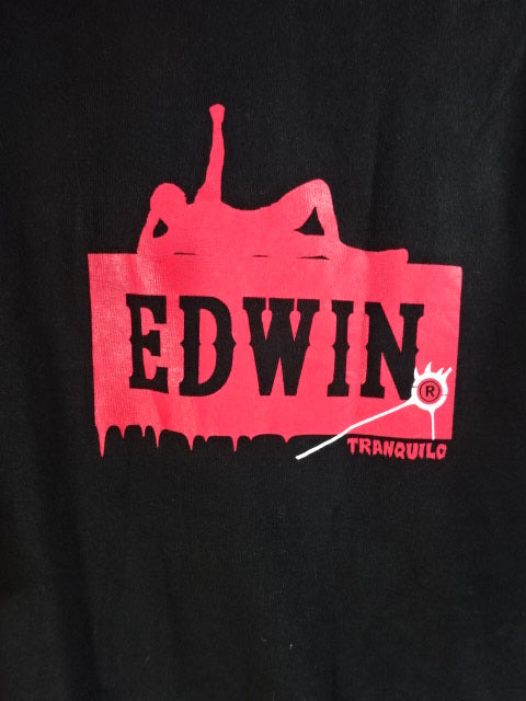 内藤哲也×EDWIN Tシャツ②(ブラック×レッド)