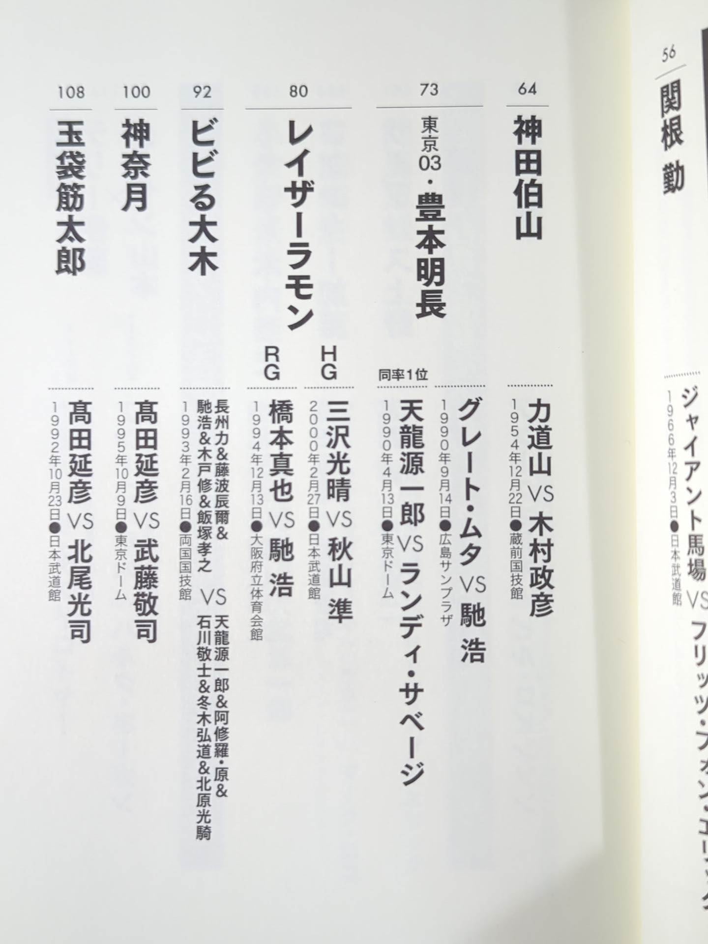 俺たちのプロレス名勝負読本 人生に必要なことはすべてプロレスから学んだ