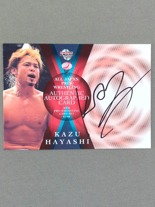 2008 BBM カズ・ハヤシ 公式サインカード