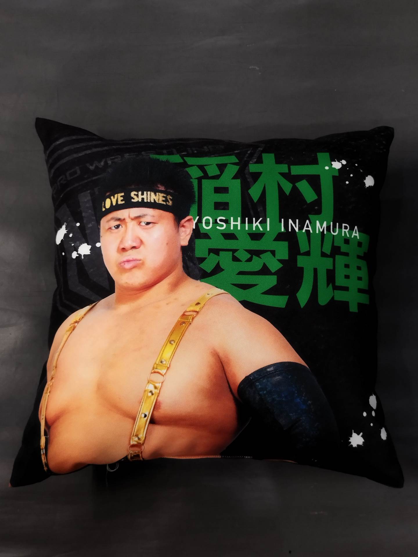 Aiki Inamura fighters print cushion