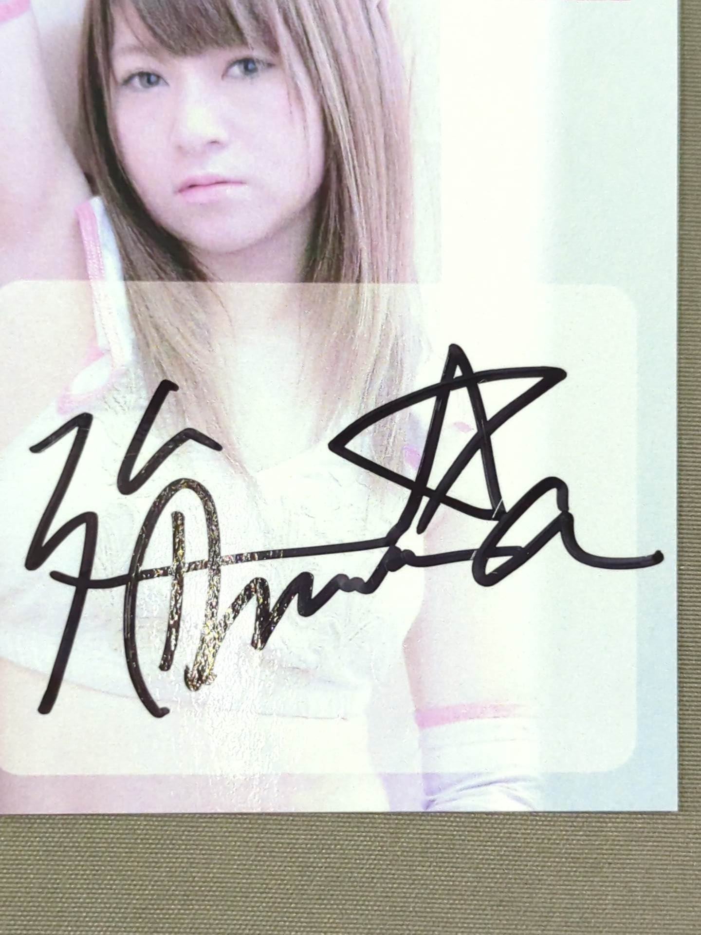 2018 STARDOM COLLECTION CARD 美邑弘海 公式サインカード