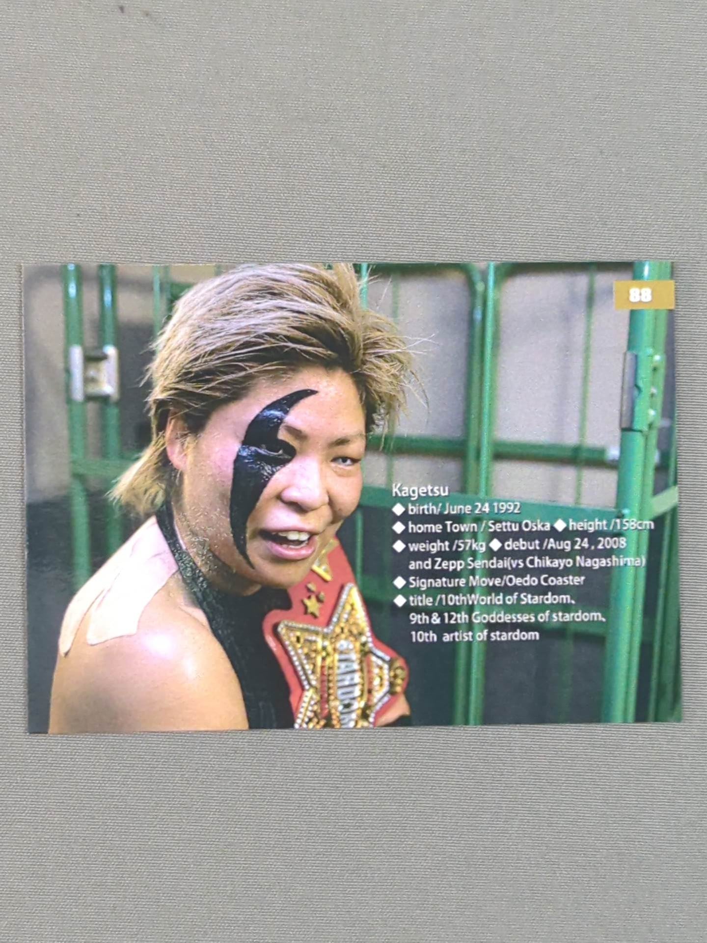 2019 STARDOM COLLECTION CARD 花月 公式サインカード