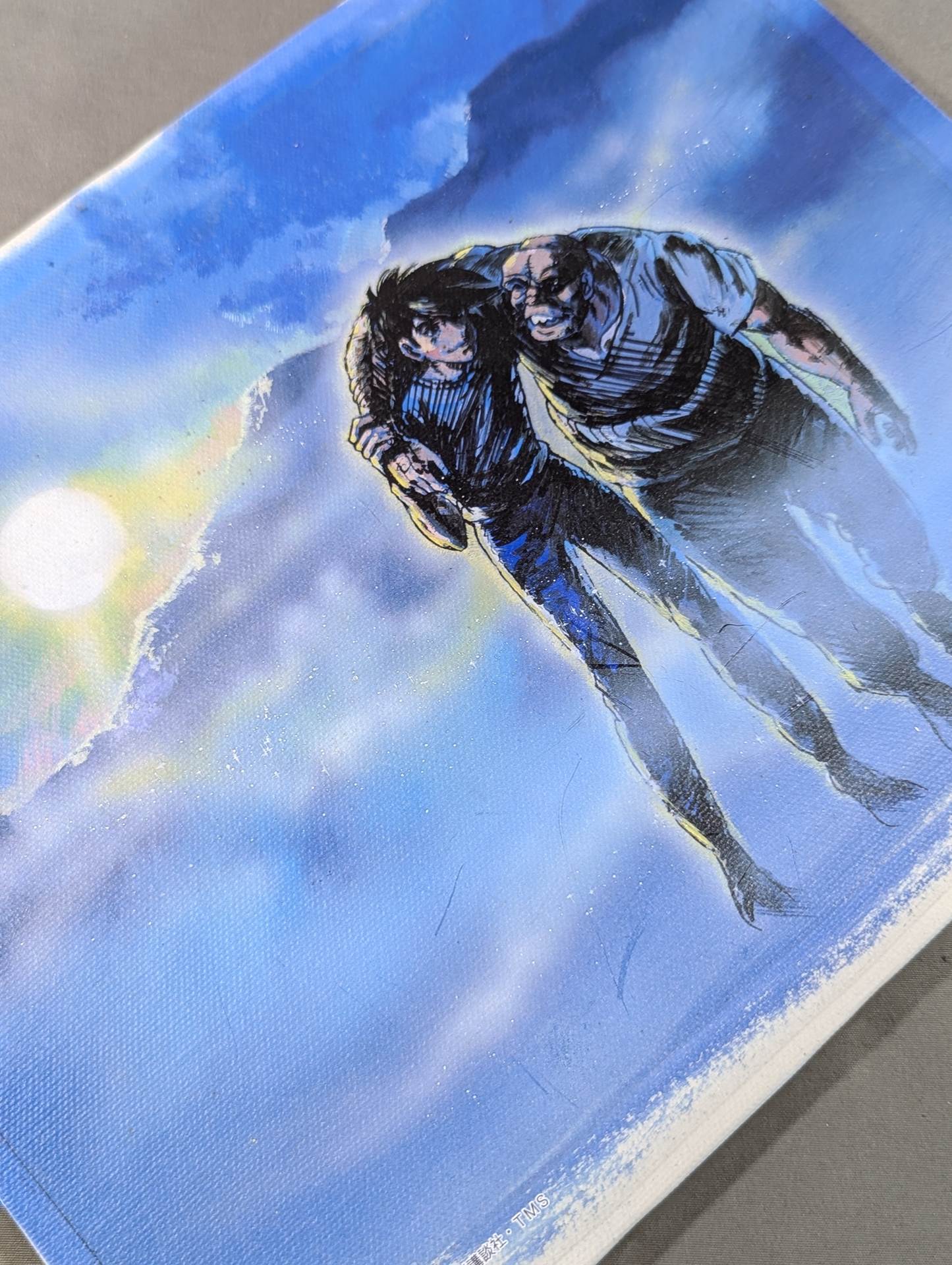 あしたのジョー キャンバスアート(アニメ:ジョー&段平)