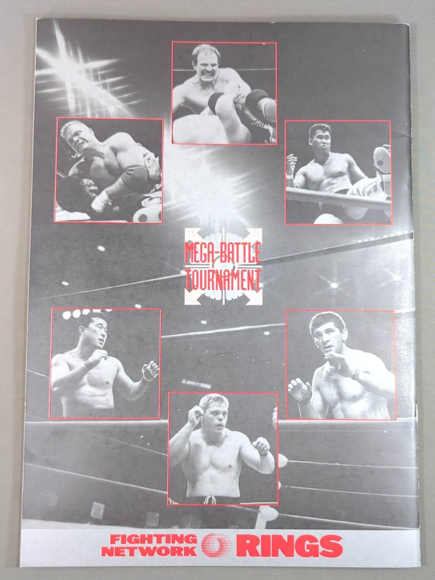 【Hans Nymann hand signed autograph 】RINGS / MEGA BATTLE TOURNAMENT'92 1st Round