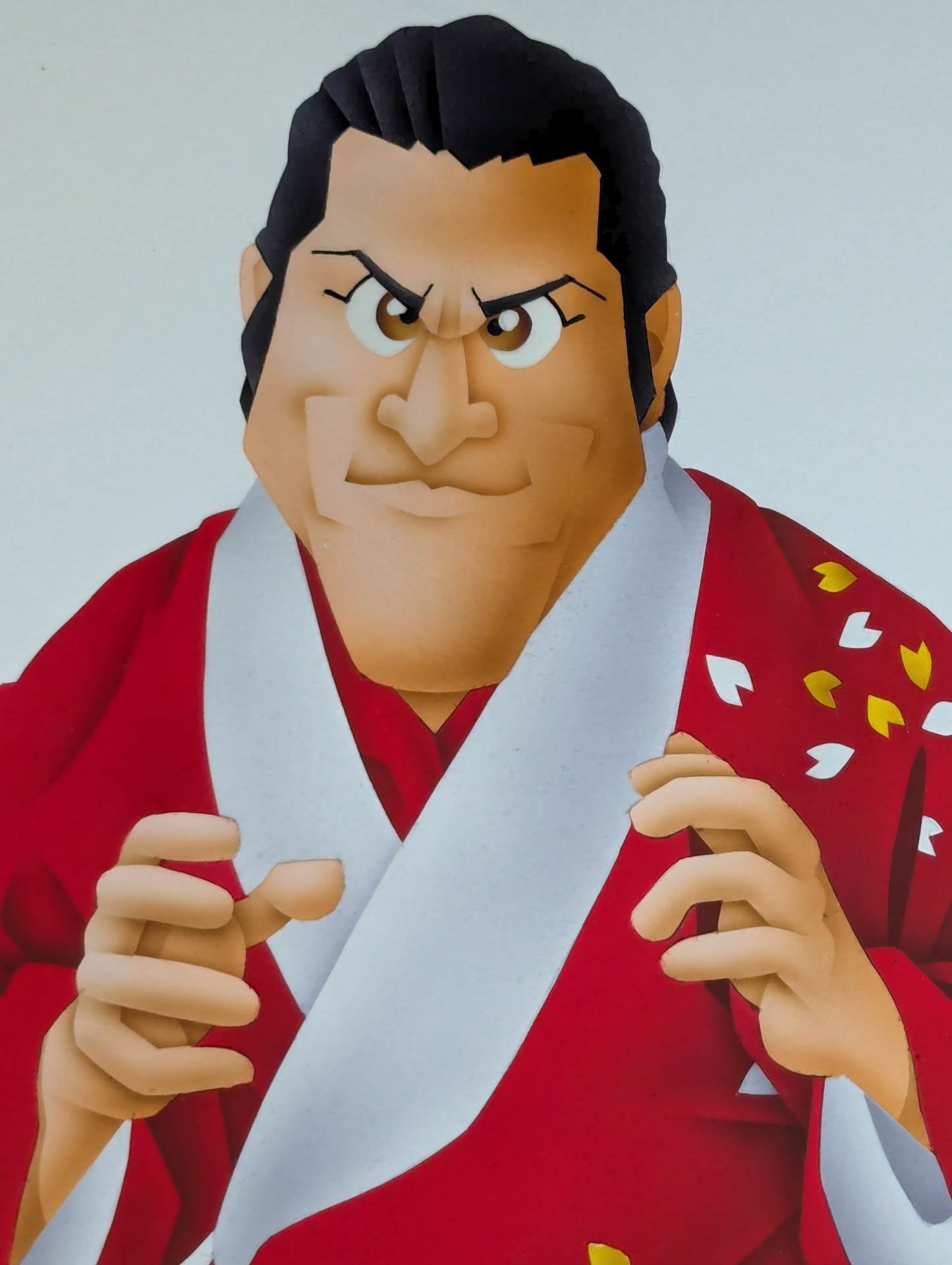 ★ Nagatoshi Sakai Original work ★ "Burning Fighting Spirit" Antonio Inoki