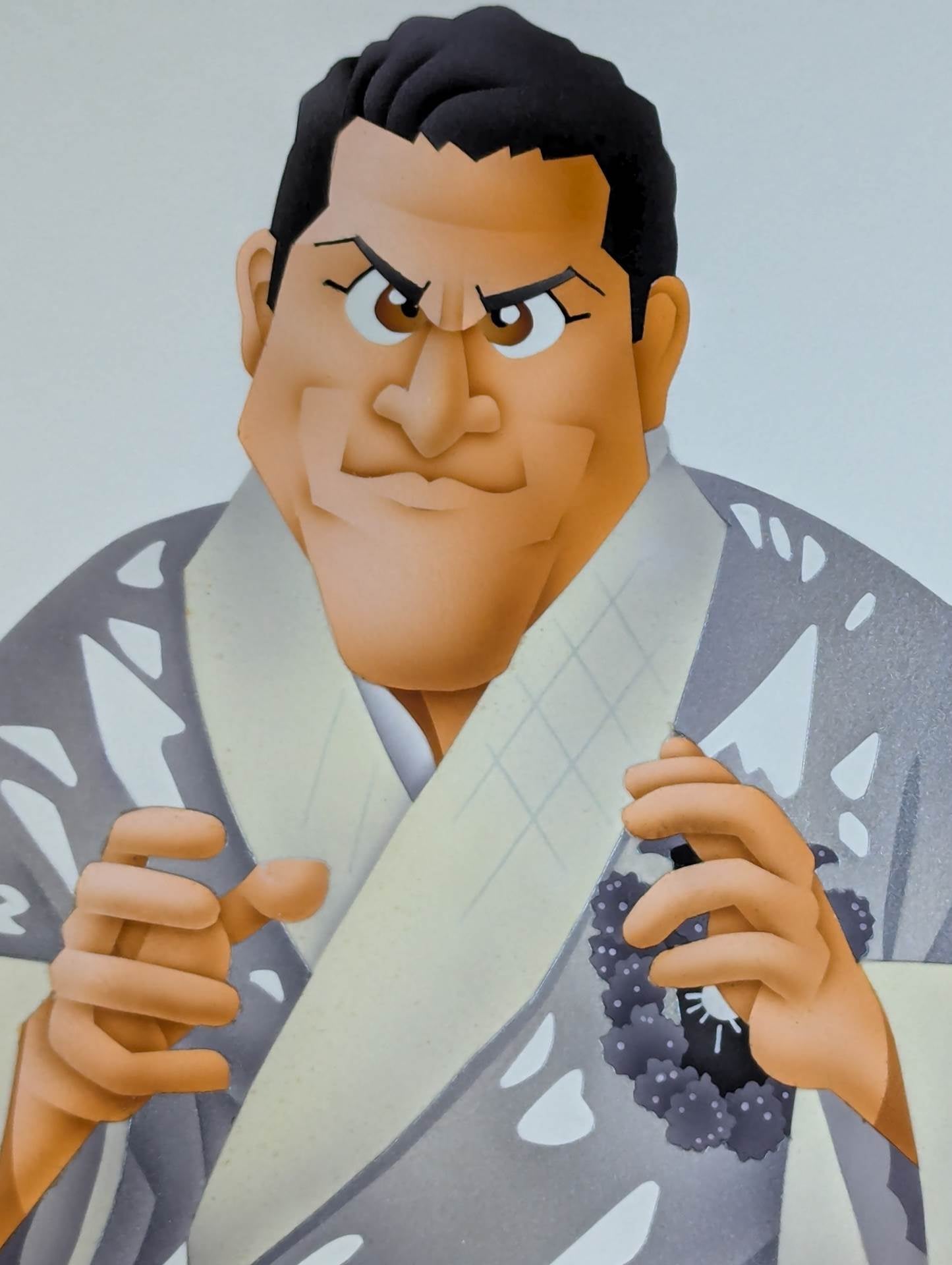 ★ Nagatoshi Sakai Original work ★ "Burning Fighting Spirit" Antonio Inoki
