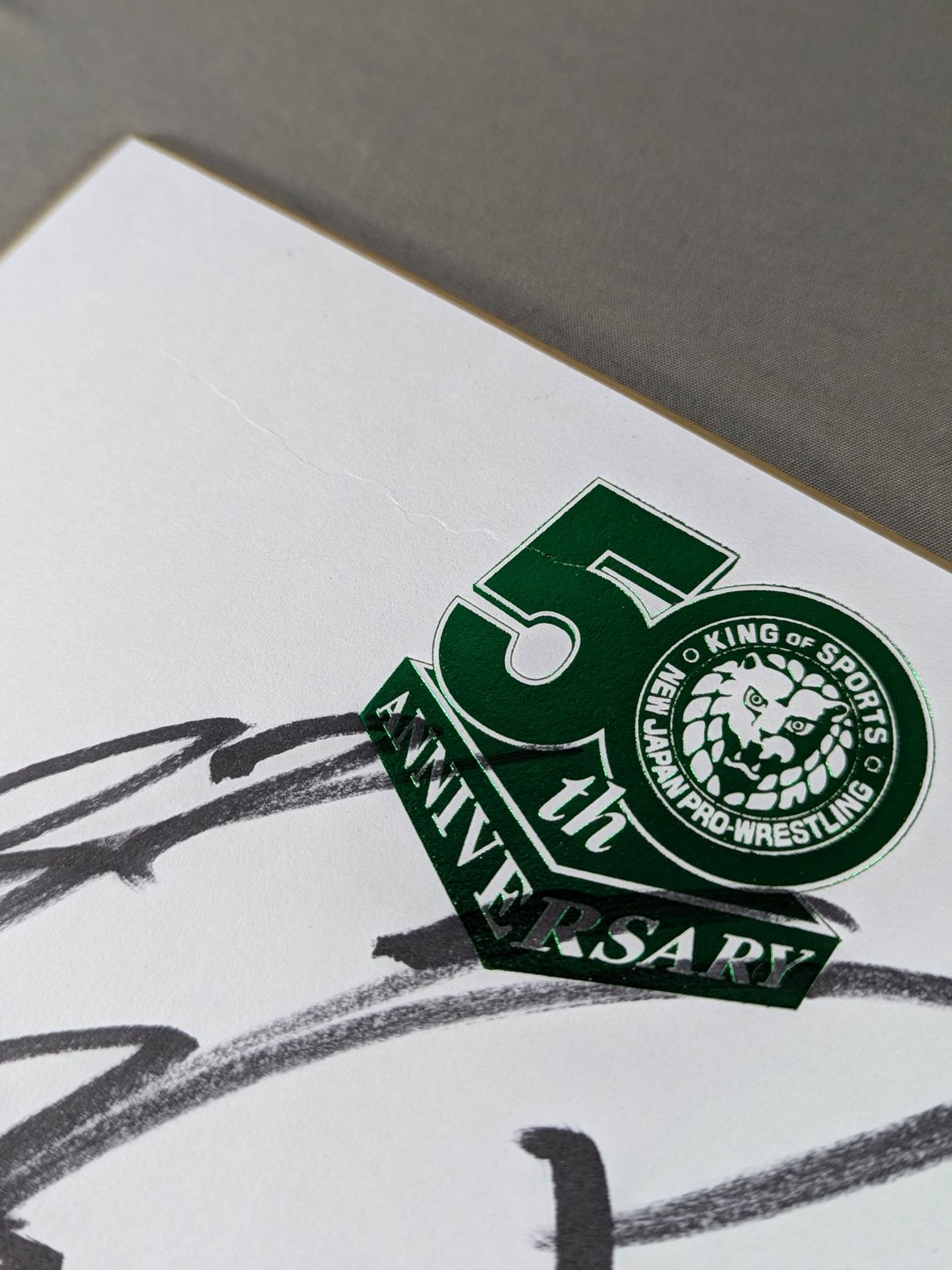 タイチ(新日本プロレス50周年記念色紙)