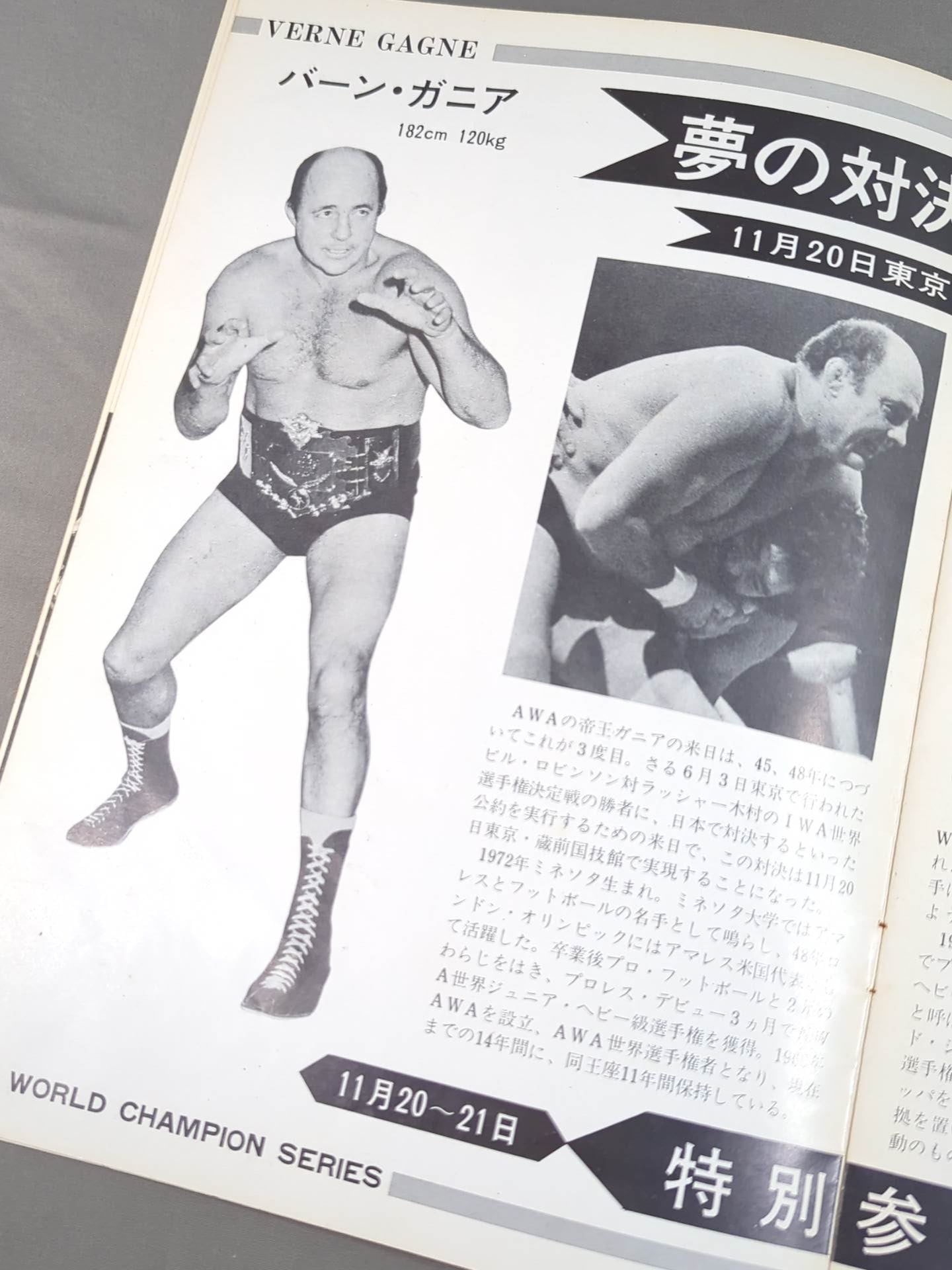 ★ Gagne vs Robinson AWA World ★ Series 74 World Champion Series
