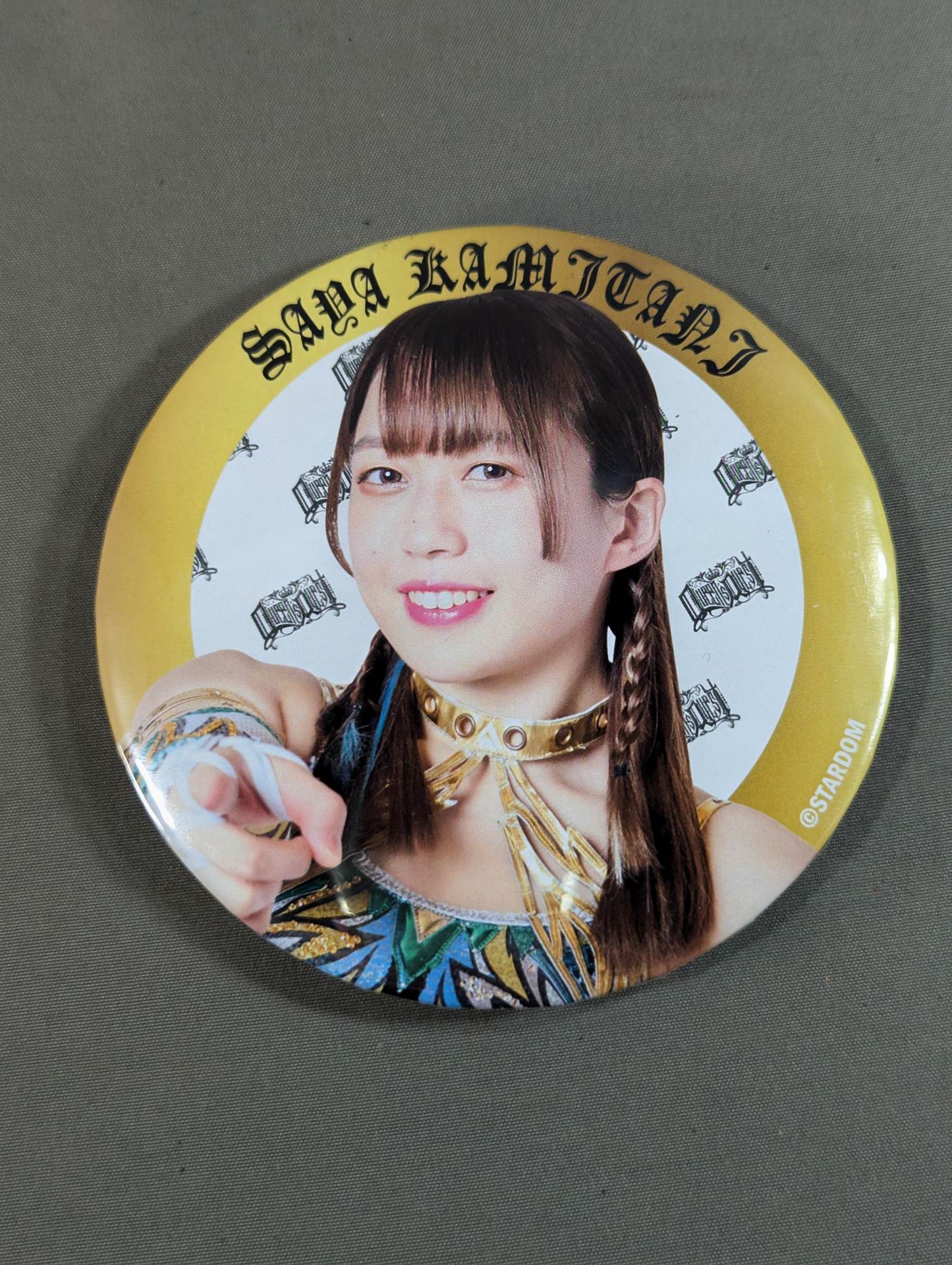 上谷沙弥 スターダム トレーディング BIG缶バッジ 2023 – 闘道館