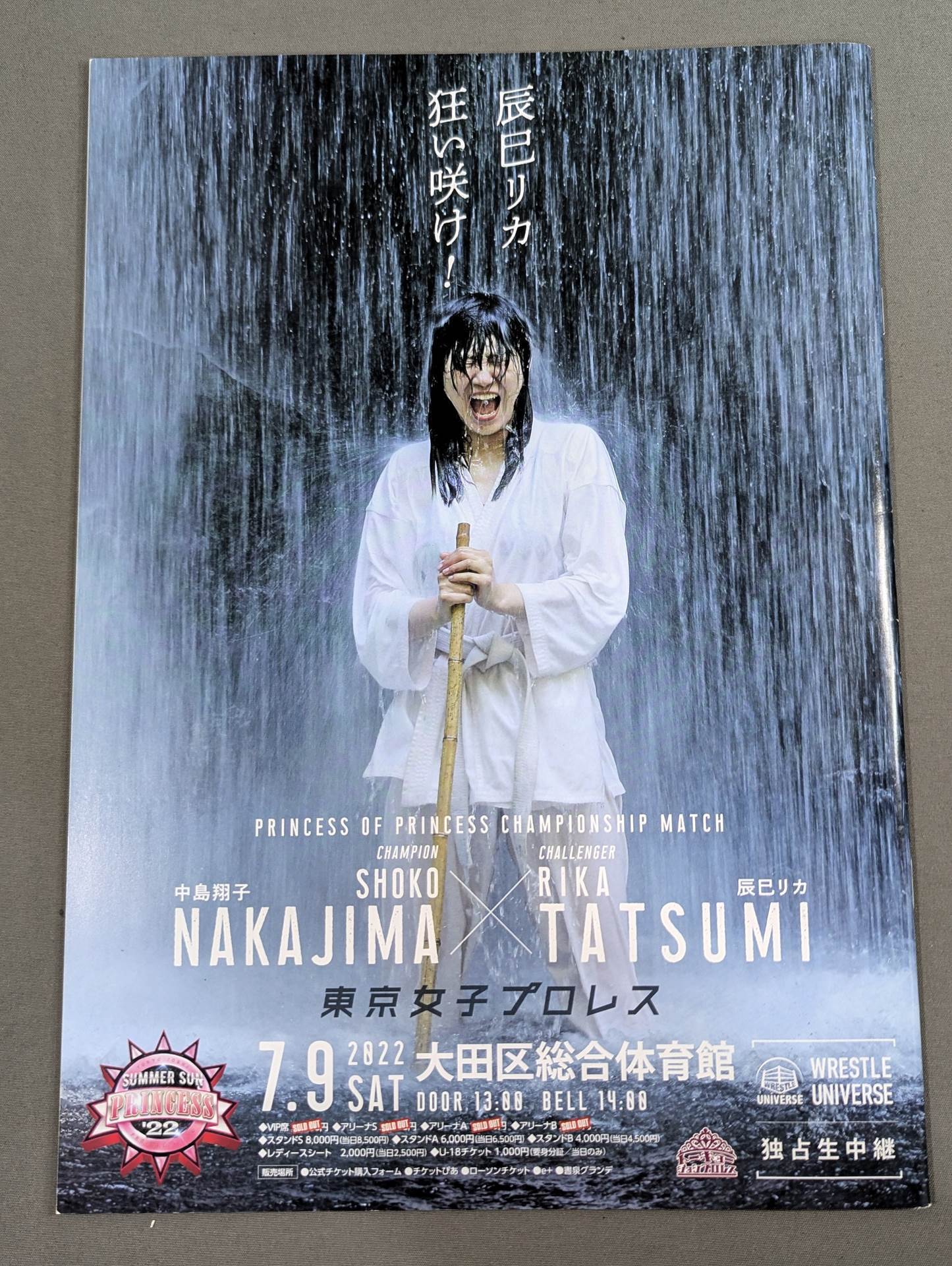 【Rika Tatsumi hand signed autograph 】 TJPW 2022 not sold in stores Pro-Photo book