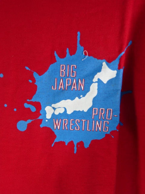 Big Japan Pro Wrestling Logo T-shirts(1)( Red)