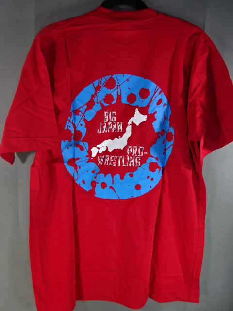 Big Japan Pro Wrestling Logo T-shirts(1)( Red)