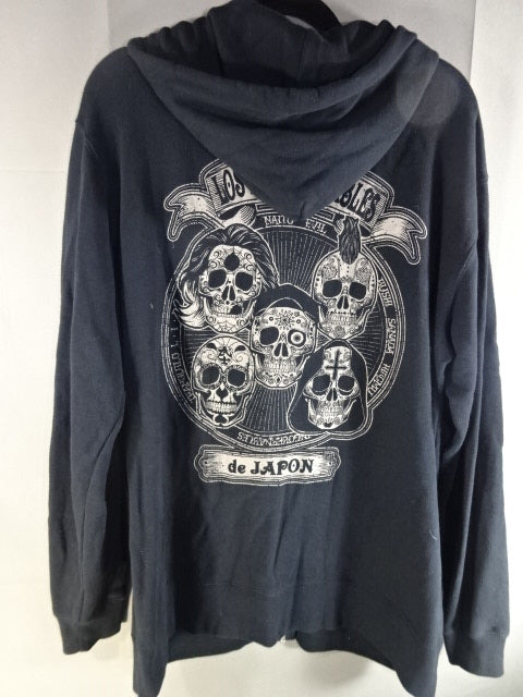 L.I.J. Zip hoodie (4) (Day of the Dead / Karabela Taste / Black)