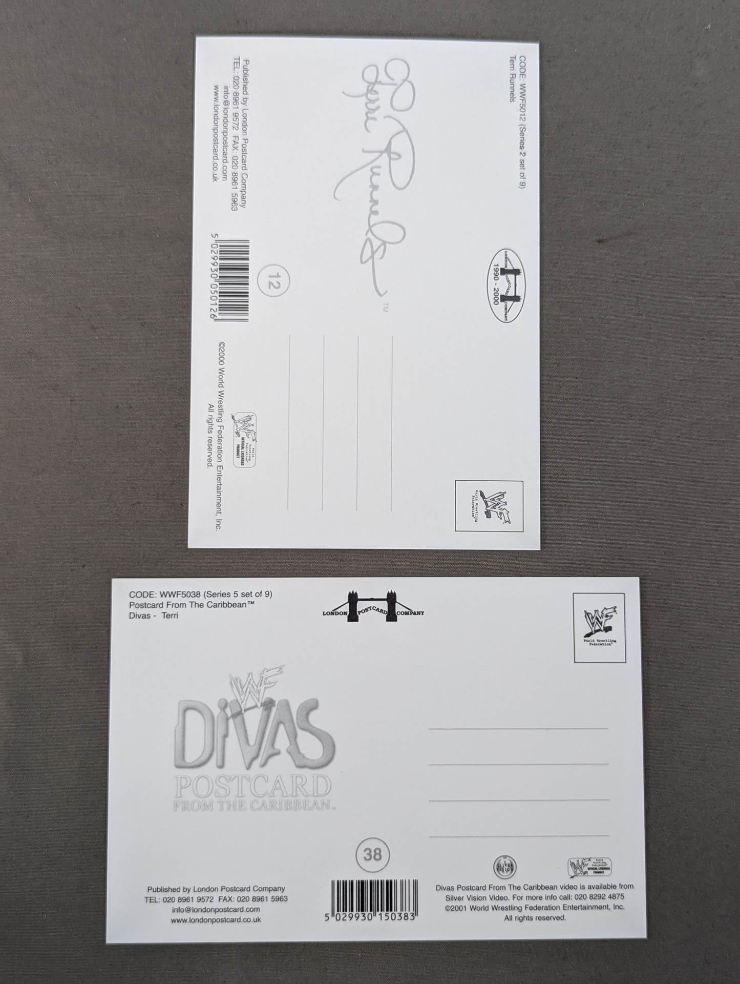 テリー・ラネルズ ポストカードセット