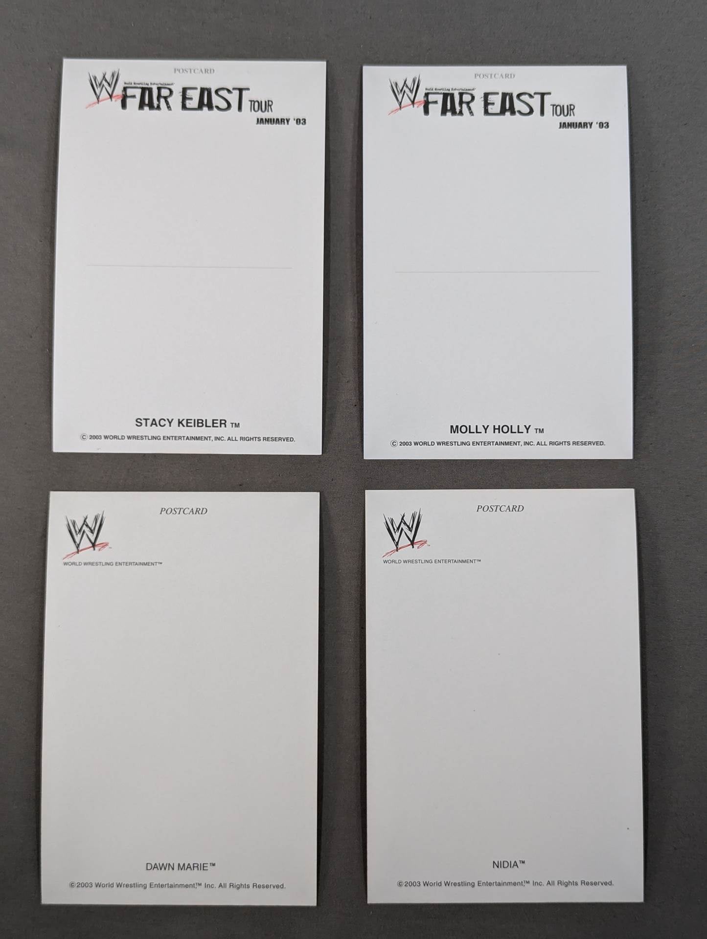 WWE DIVA ポストカードセット②
