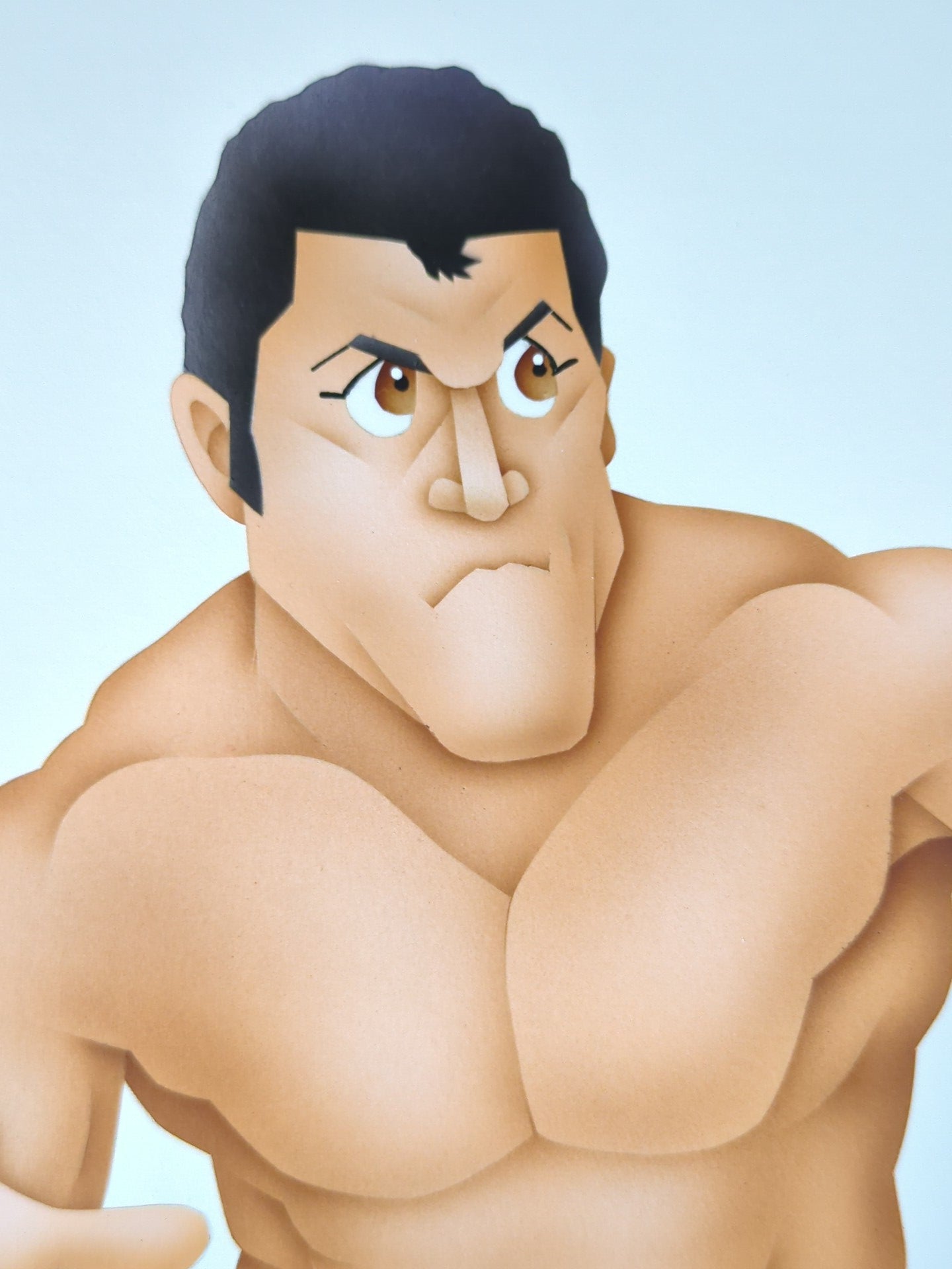 ★ Nagatoshi Sakai Original work ★ "Burning Fighting Spirit" Antonio Inoki