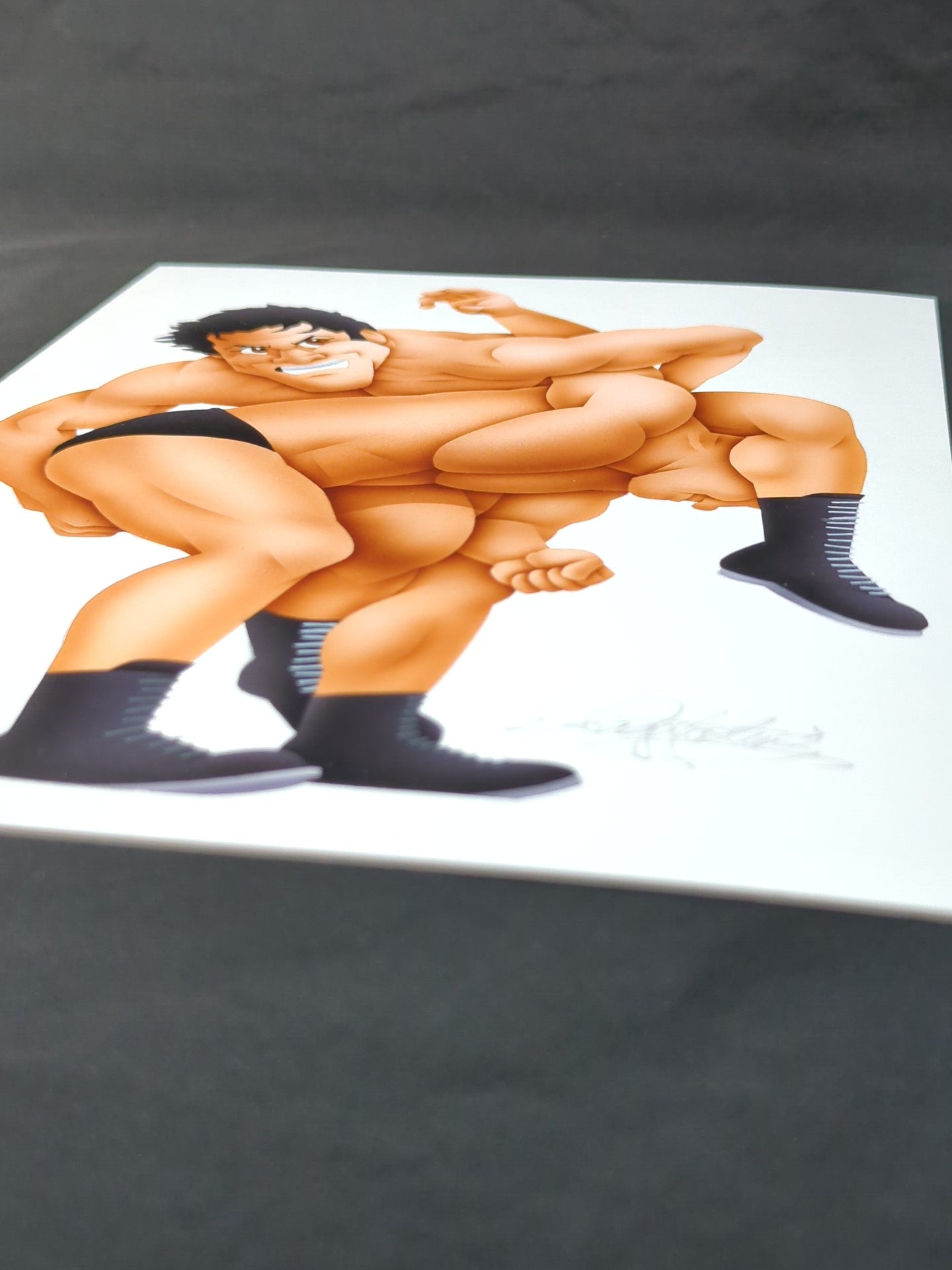 ★ Nagatoshi Sakai Original work ★ "Burning Fighting Spirit" Antonio Inoki