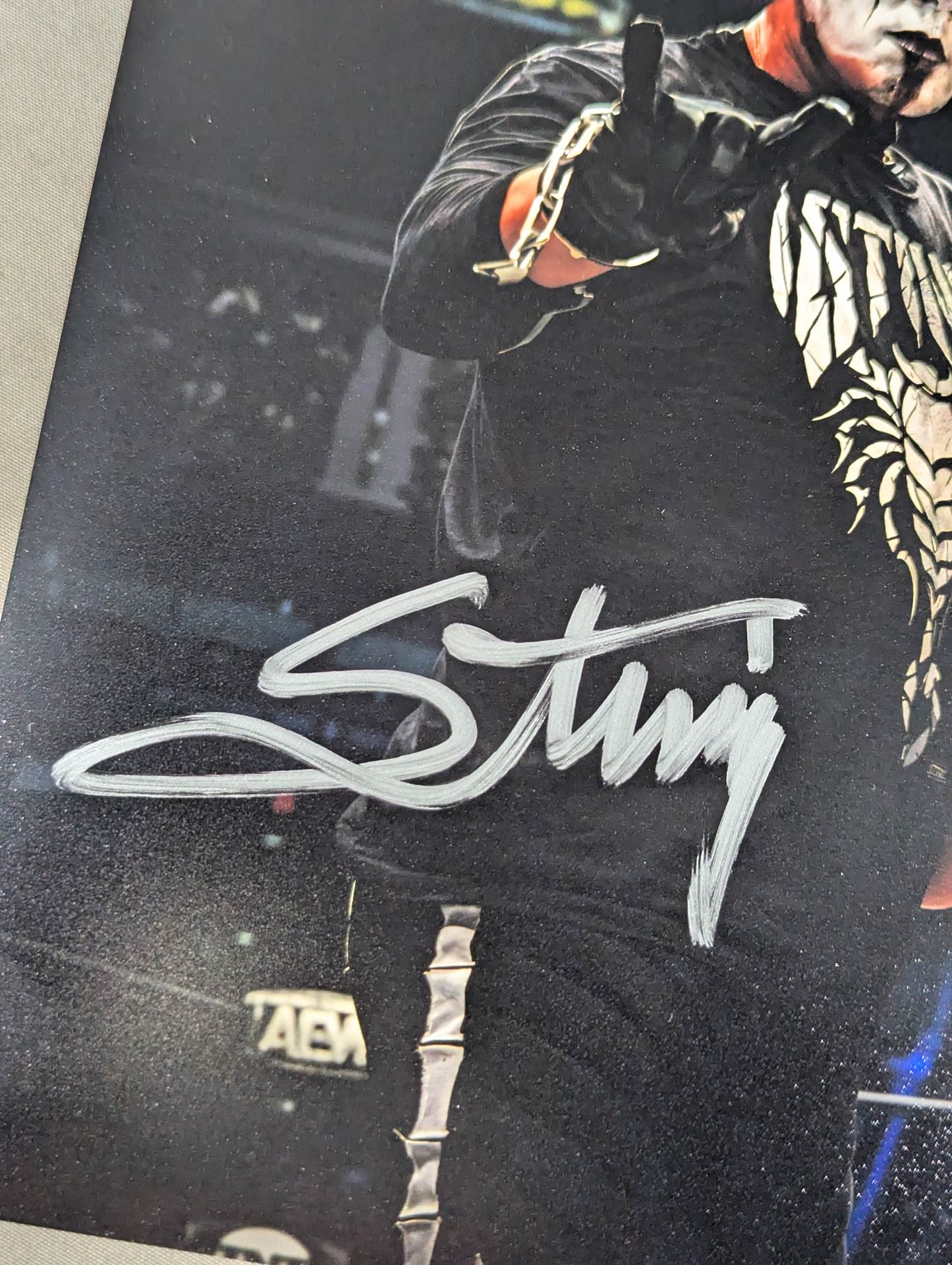 Great Muta & Sting 2 hand signed autographs Pro-Photo