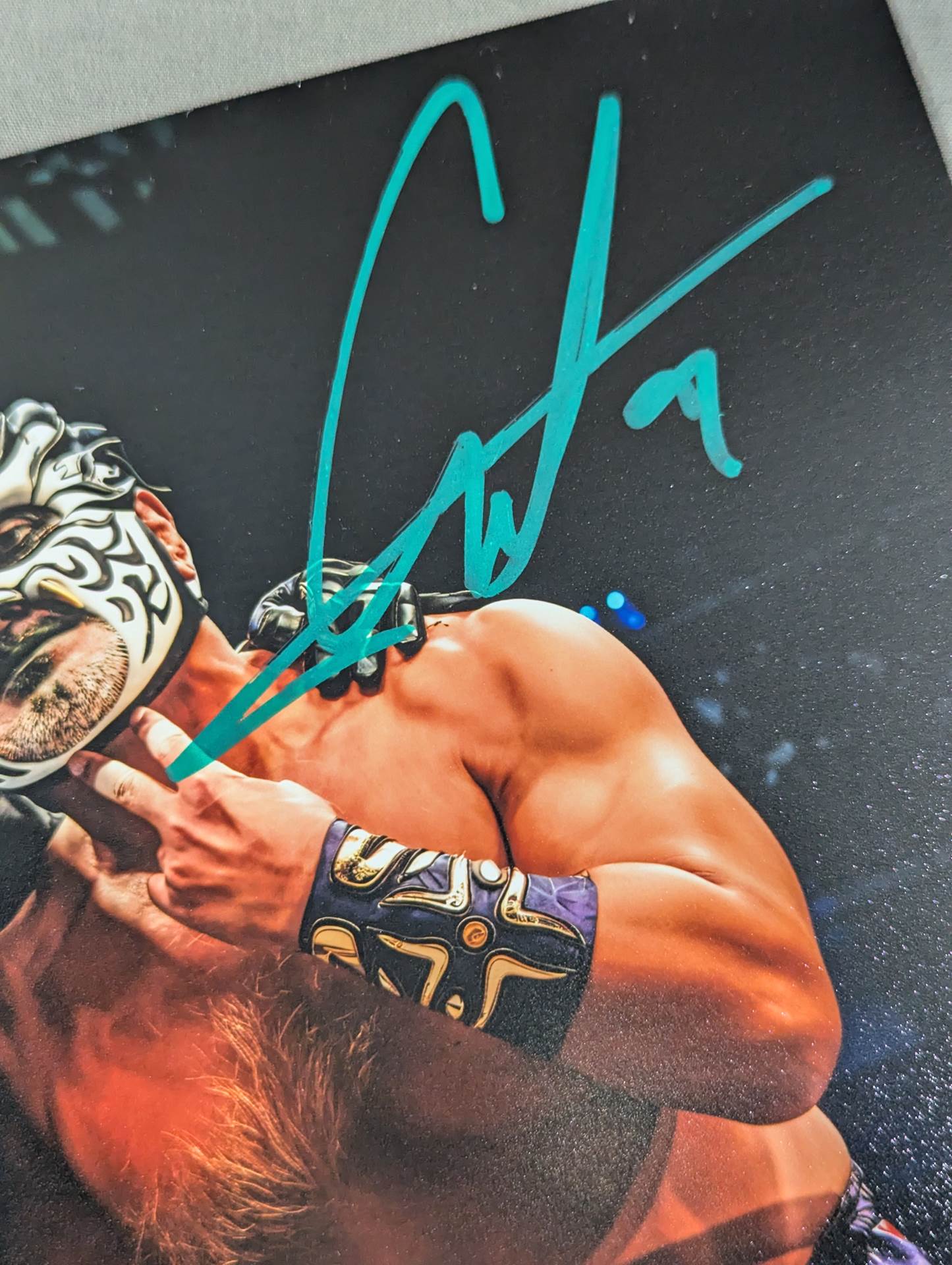 Great Muta & Sting 2 hand signed autographs Pro-Photo