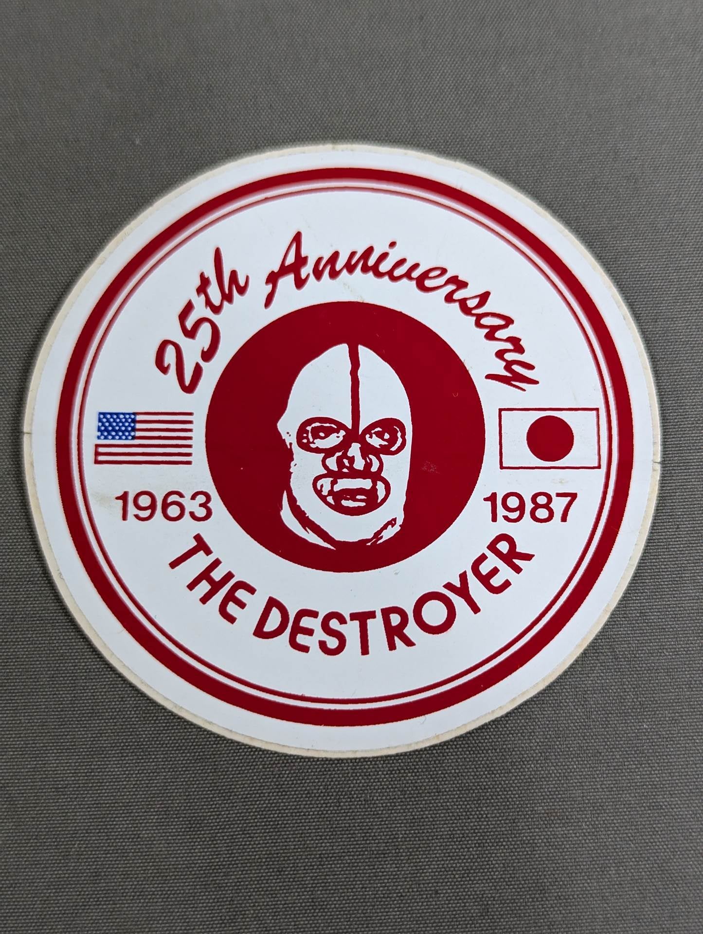 ザ・デストロイヤー「25th Anniversary」ステッカー