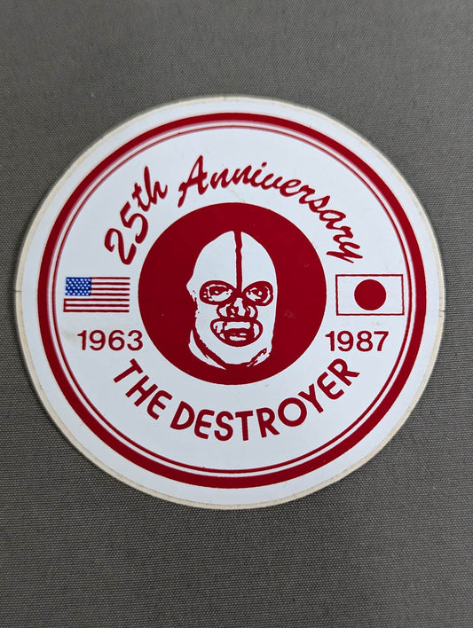 ザ・デストロイヤー「25th Anniversary」ステッカー