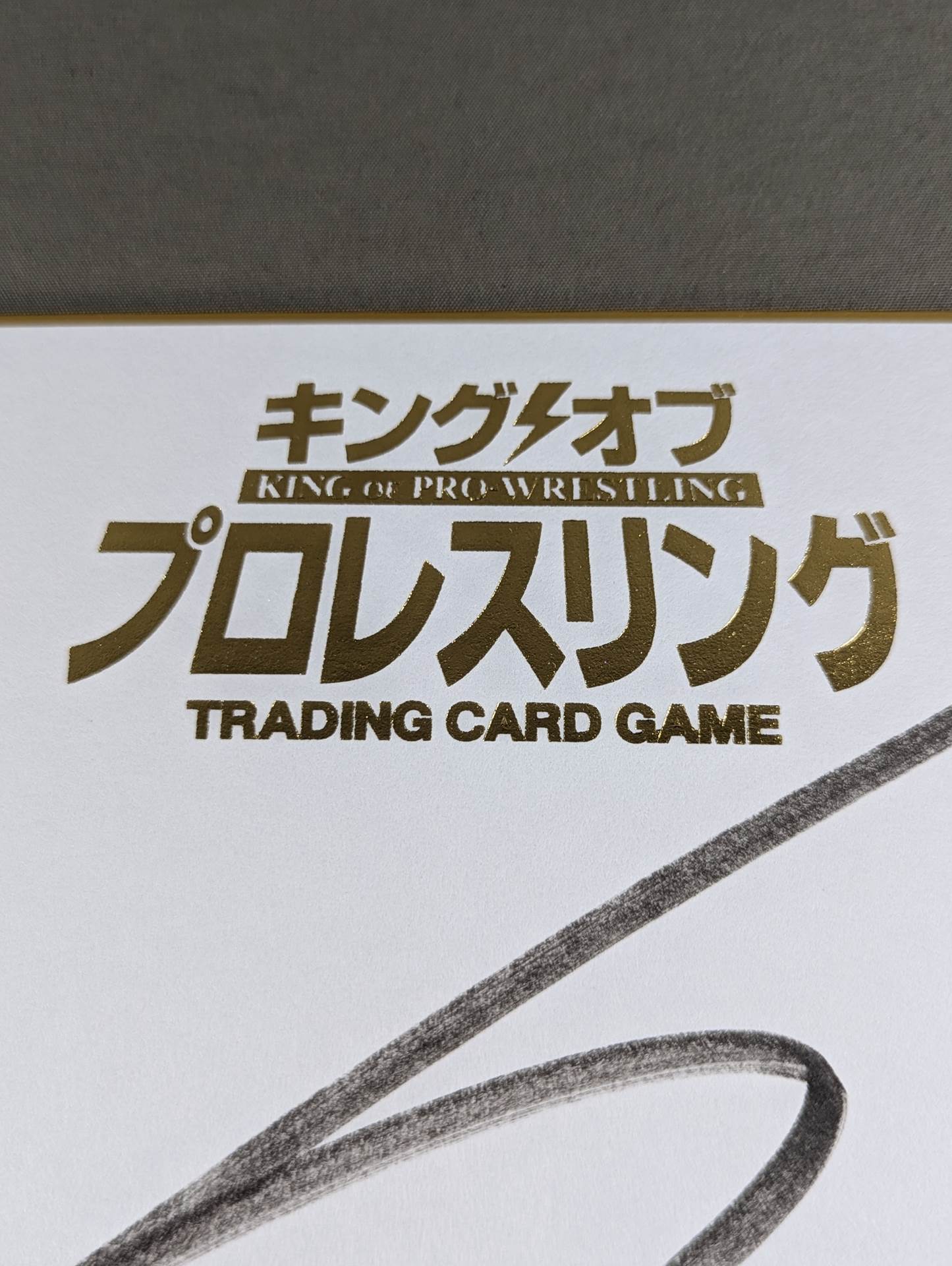 飯伏幸太(キングオブプロレスリング専用色紙)