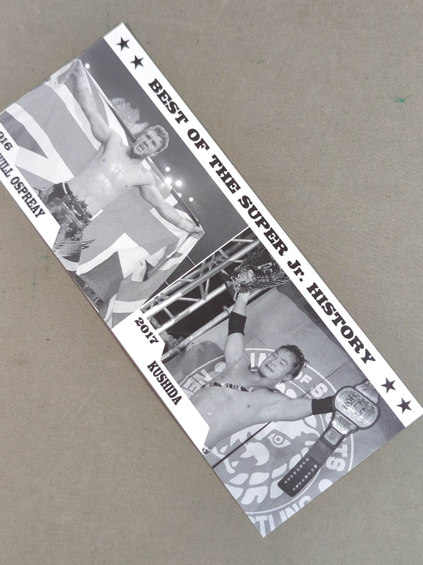 ★非売品★ 新日本プロレス BEST OF THE SUPER Jr.29 記念チケット