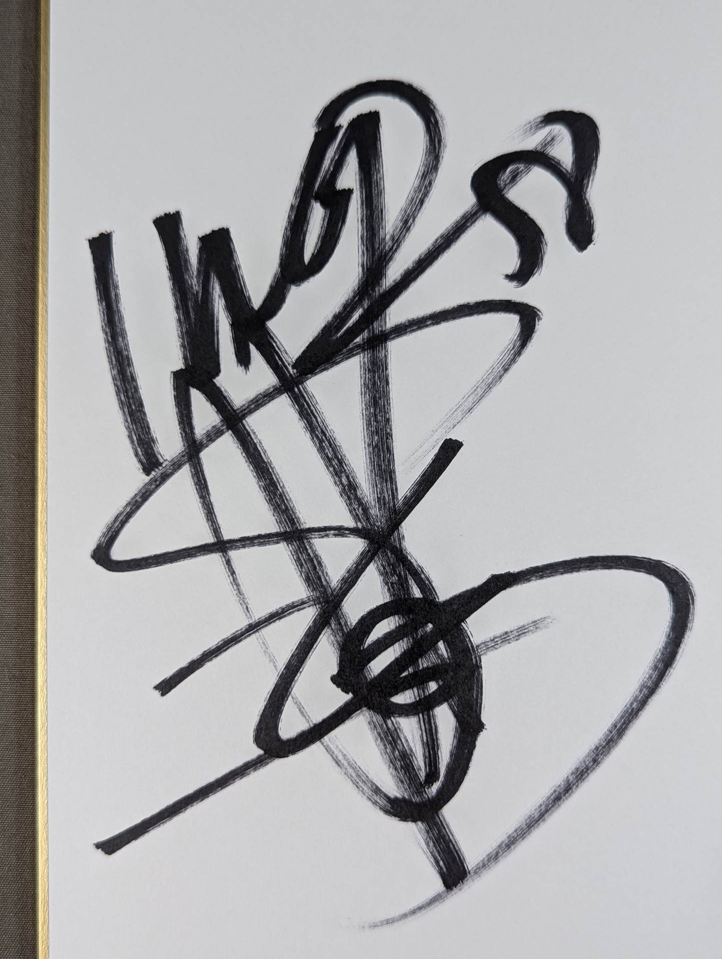 Hiroshi Tanahashi & Ryusuke Taguchi ( Dedicated to the King of Pro-wrestling Shikishi ( Autograph board ) )