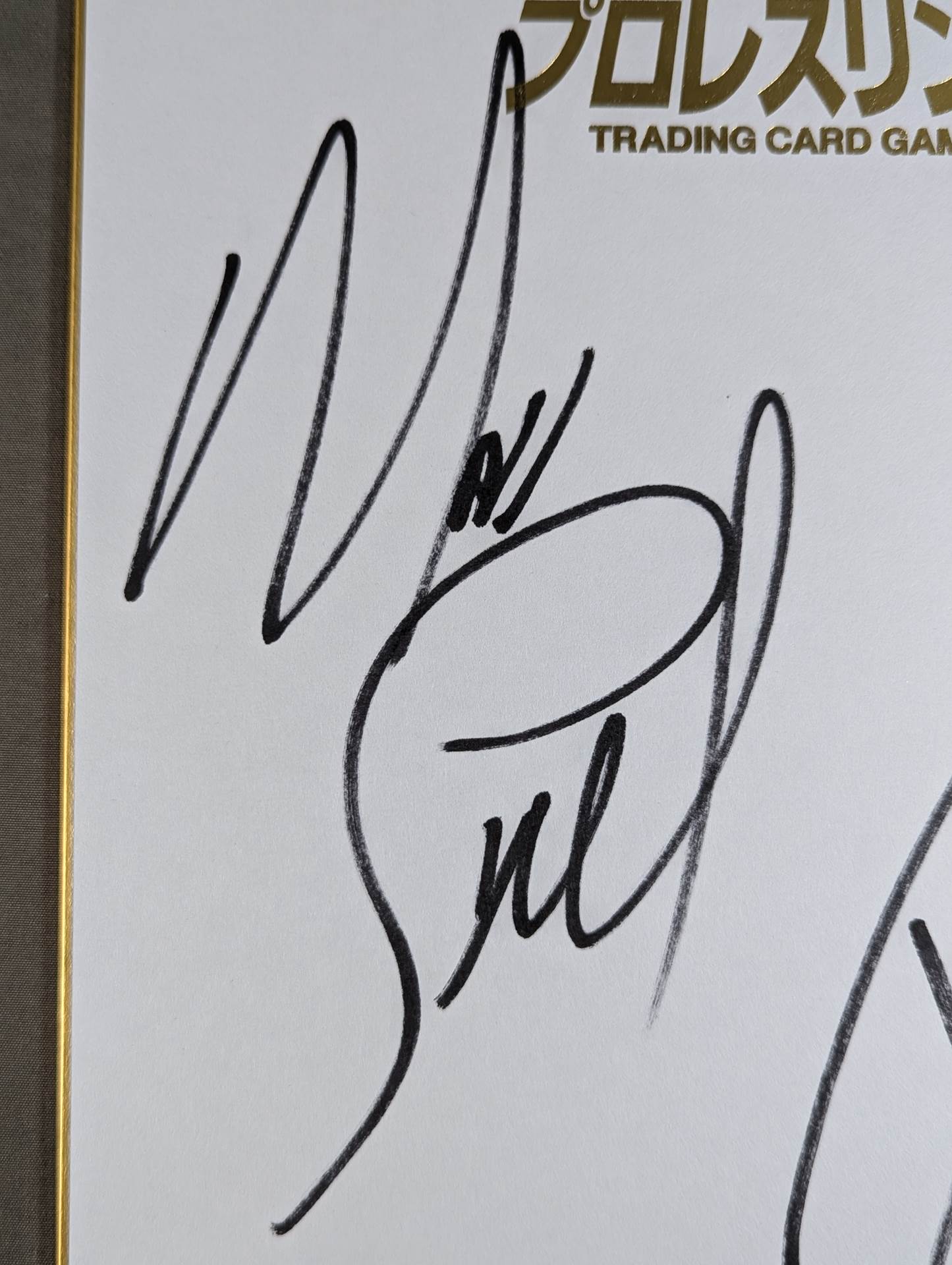 Matt Sidal & Ricochet (King of Pro-wrestling only) Shikishi ( Autograph board ) )