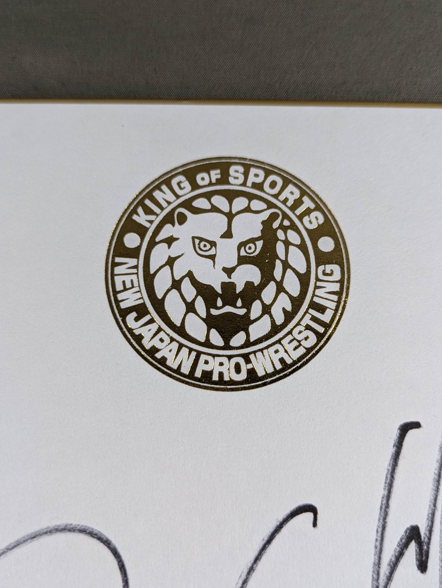 Will Ospreay (Lion Mark Shikishi ( Autograph board ) )