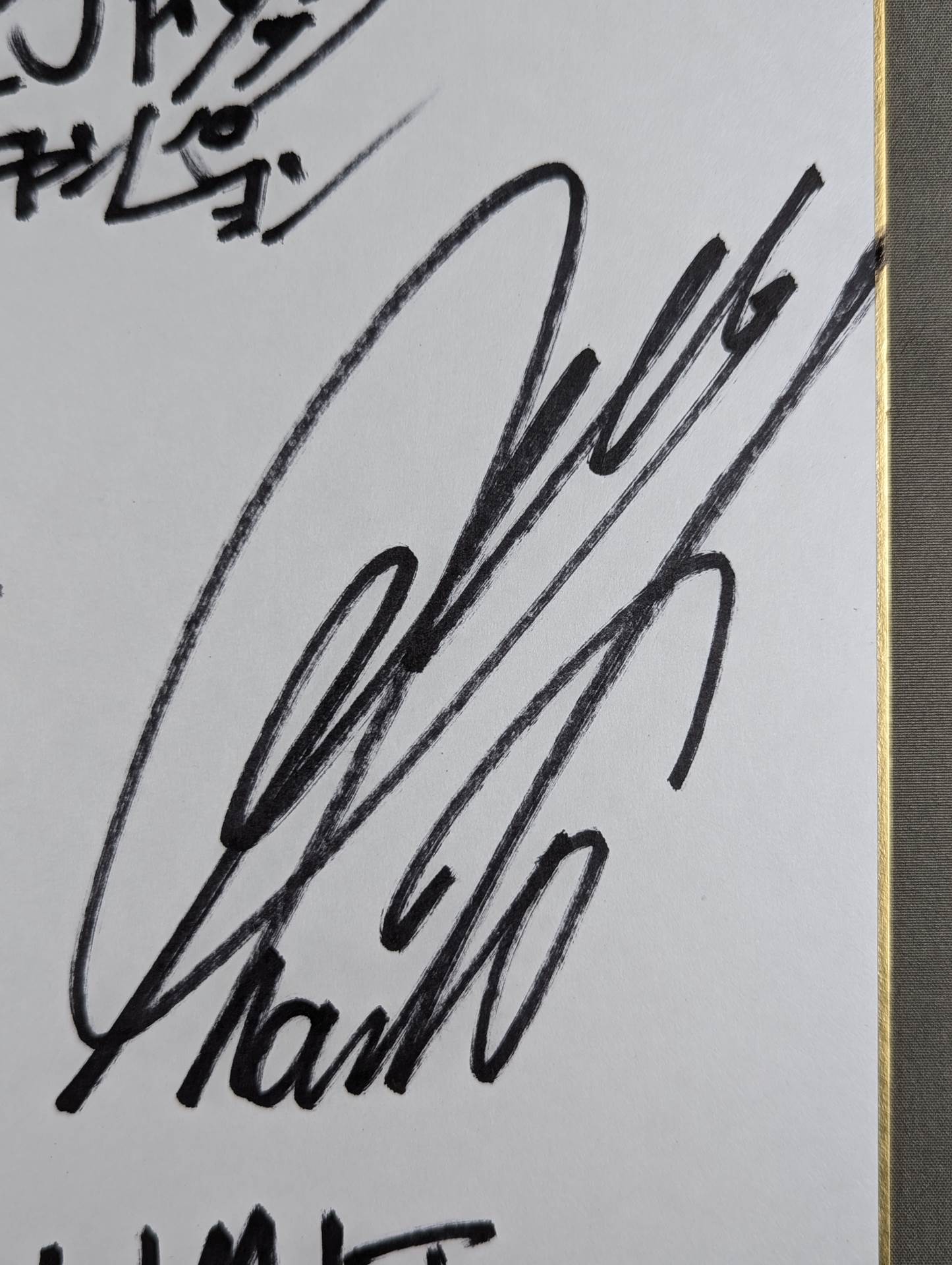 ★NO LIMIT★ Tetsuya Naito & Yujiro Takahashi (Lion Mark ) Shikishi ( Autograph board ) )