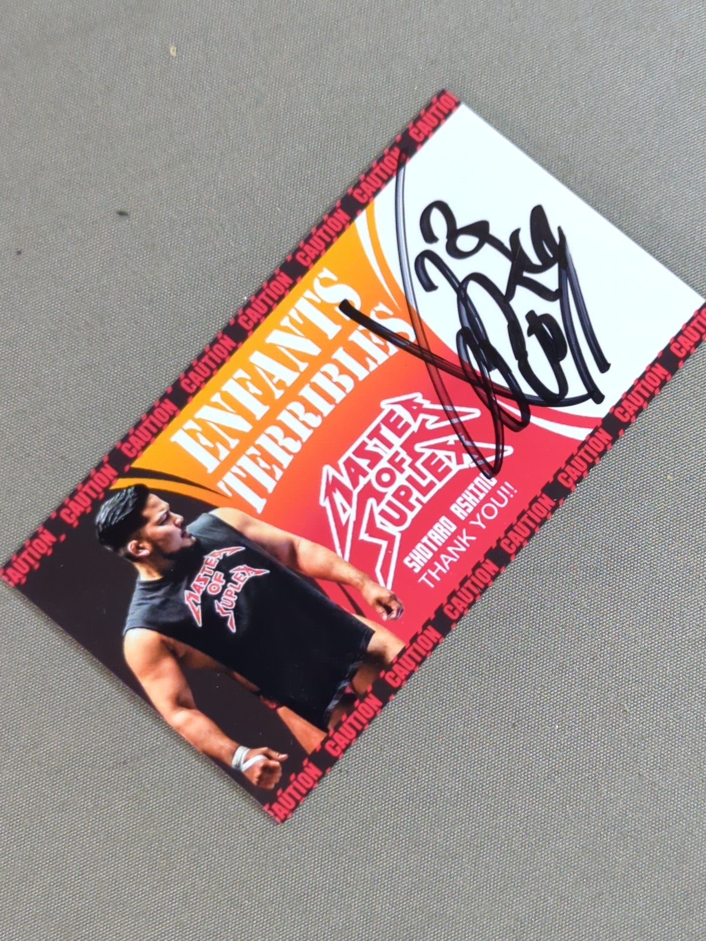 [Shotaro Ashino hand signed autograph ENFANT'S TERRIBLES Sticker Set