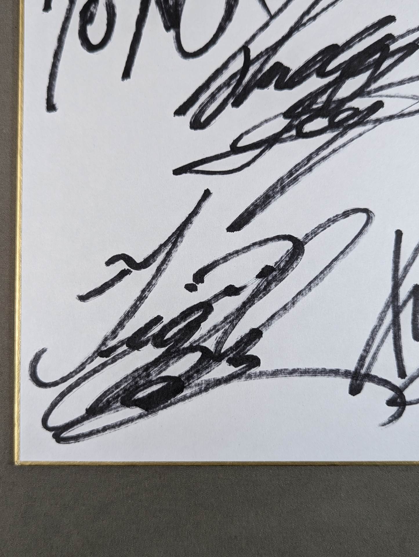 ★ New Japan Juniors ★ around the world New Japan Pro Wrestling Jr. Heavyweight 5 fighters Notes(Lion Mark Shikishi ( Autograph board ) )