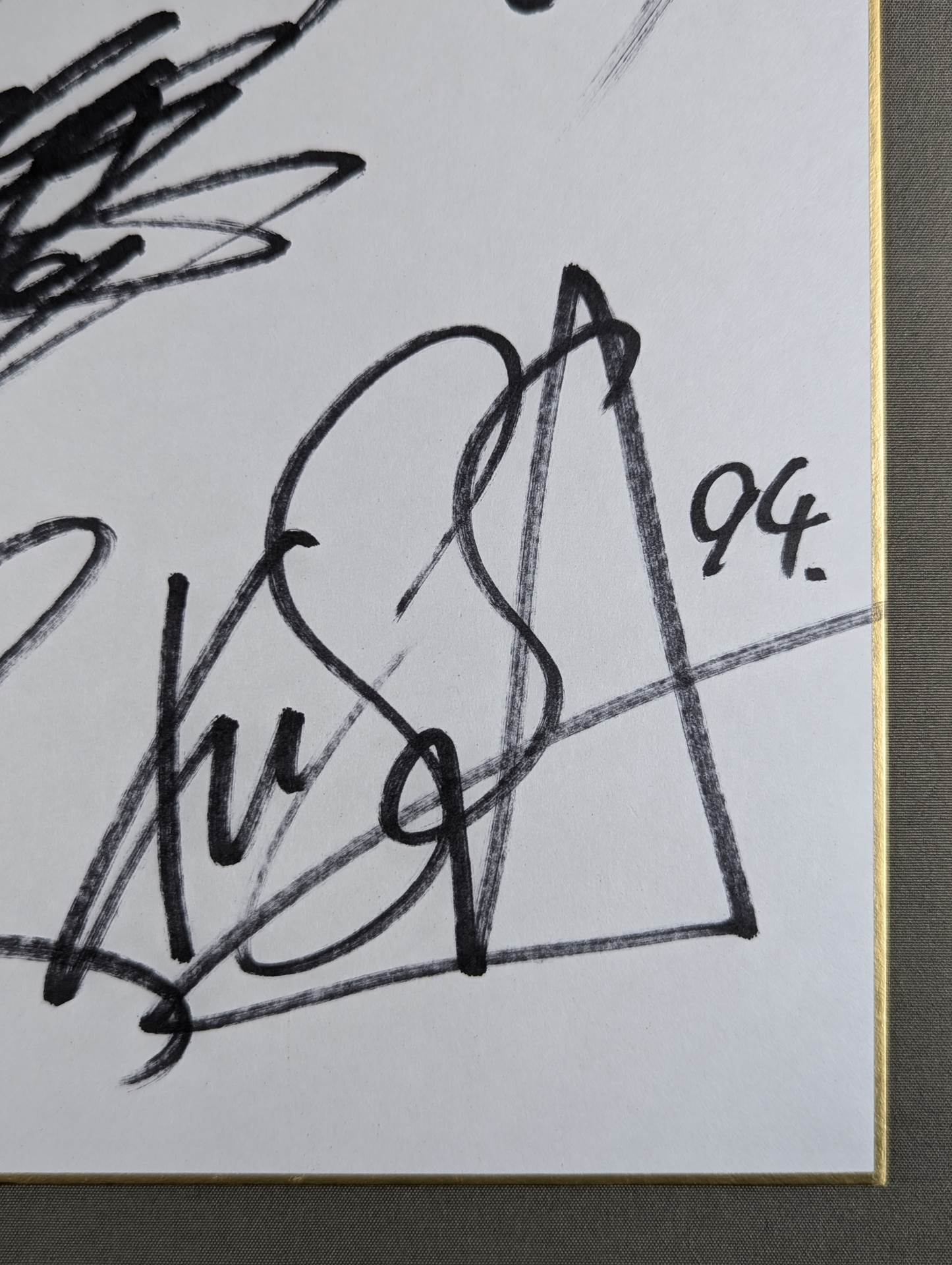 ★ New Japan Juniors ★ around the world New Japan Pro Wrestling Jr. Heavyweight 5 fighters Notes(Lion Mark Shikishi ( Autograph board ) )
