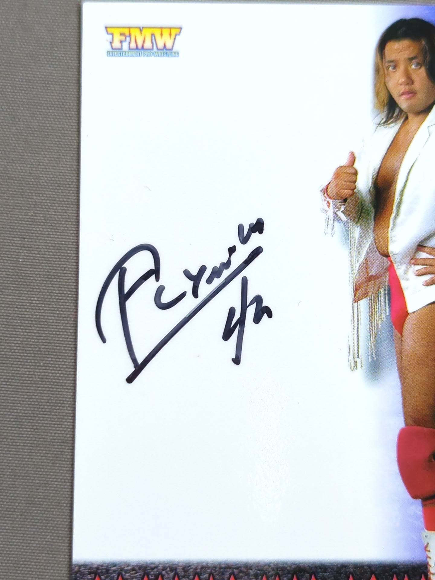 2000 Sakurado Flying Kid Ichihara Official Autographed Card