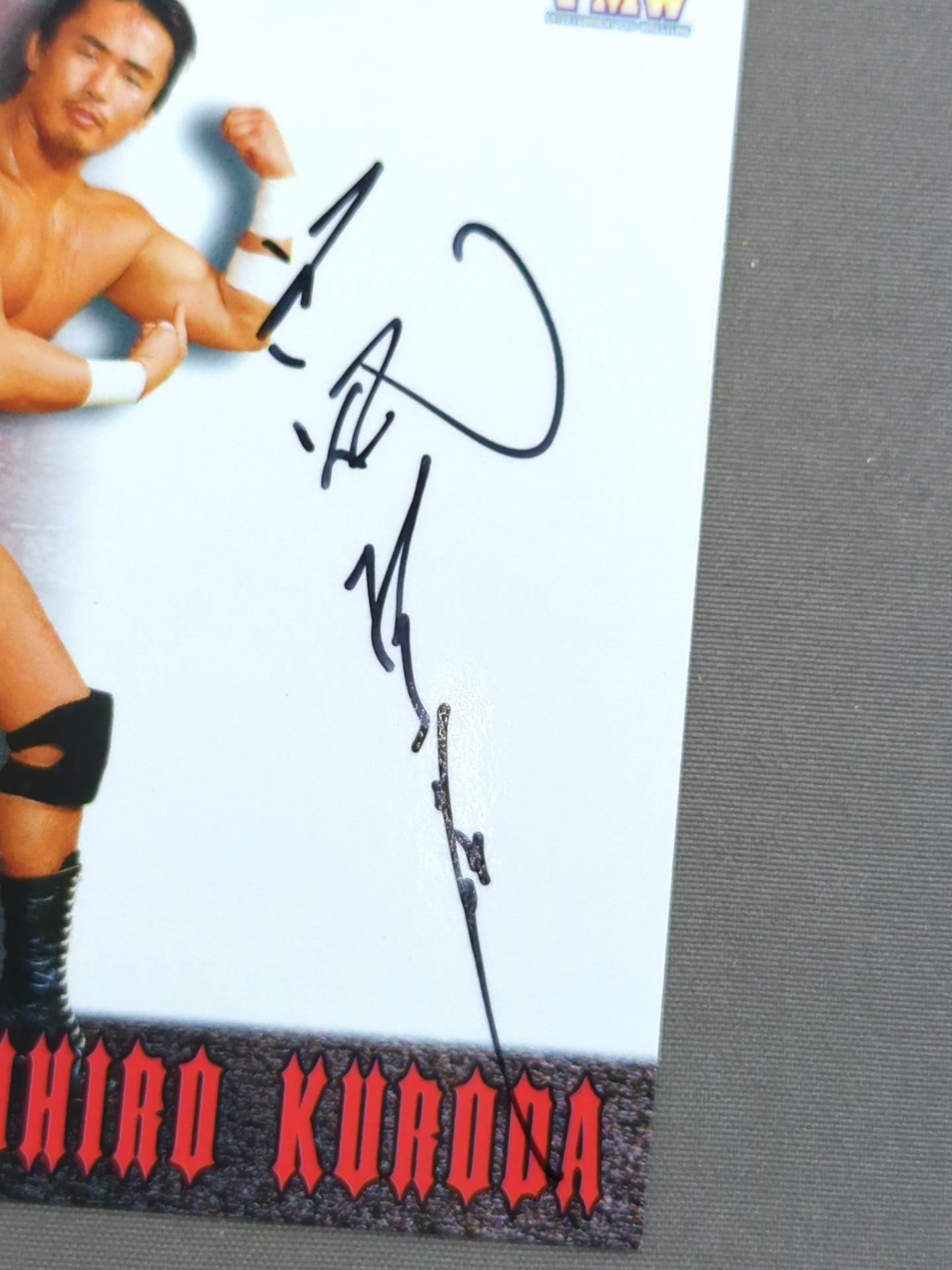 2000 Sakurado Tetsuhiro Kuroda Official autographed card