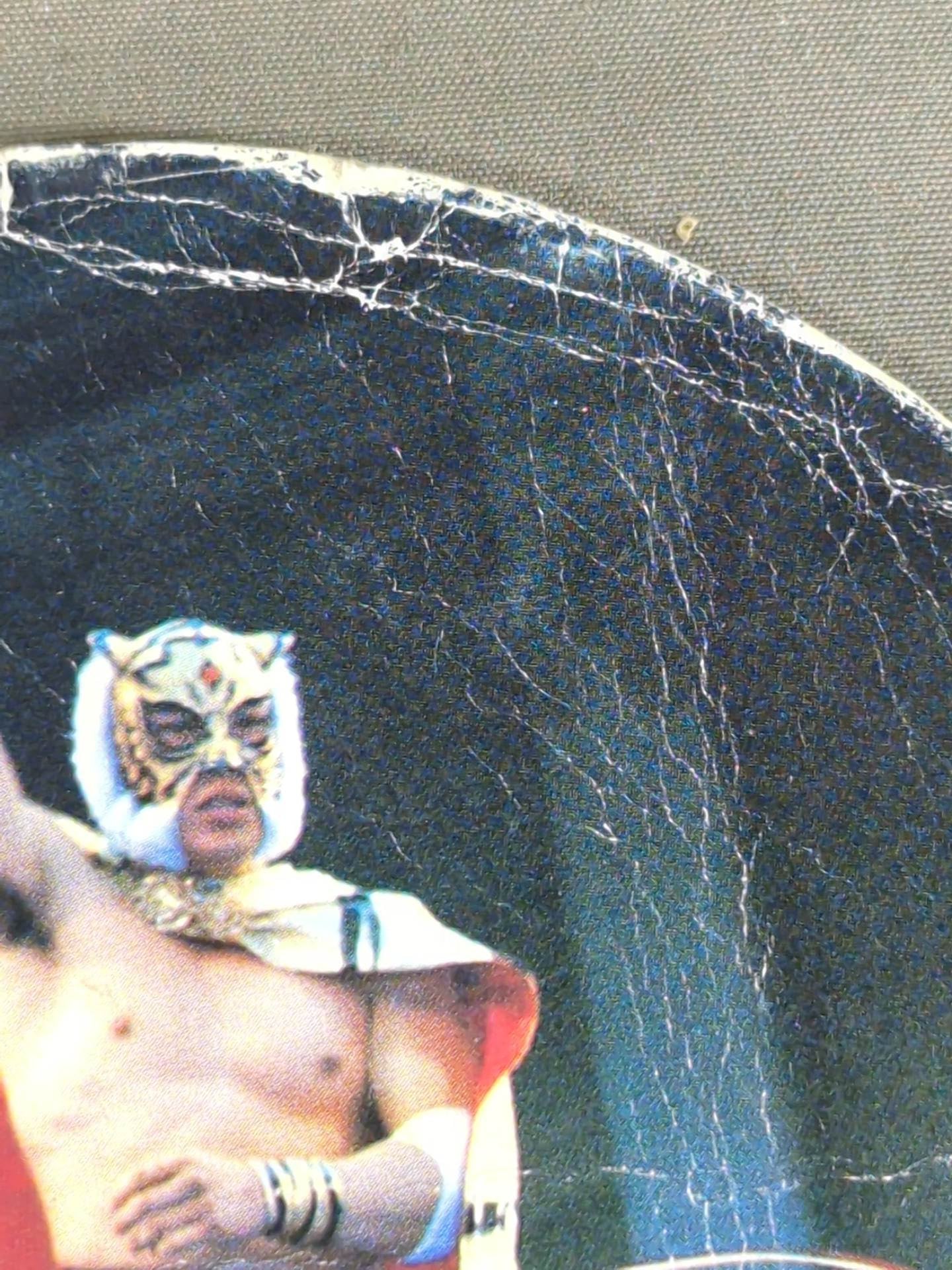 ★80's Original First Tiger Mask ★ Large Format Menko