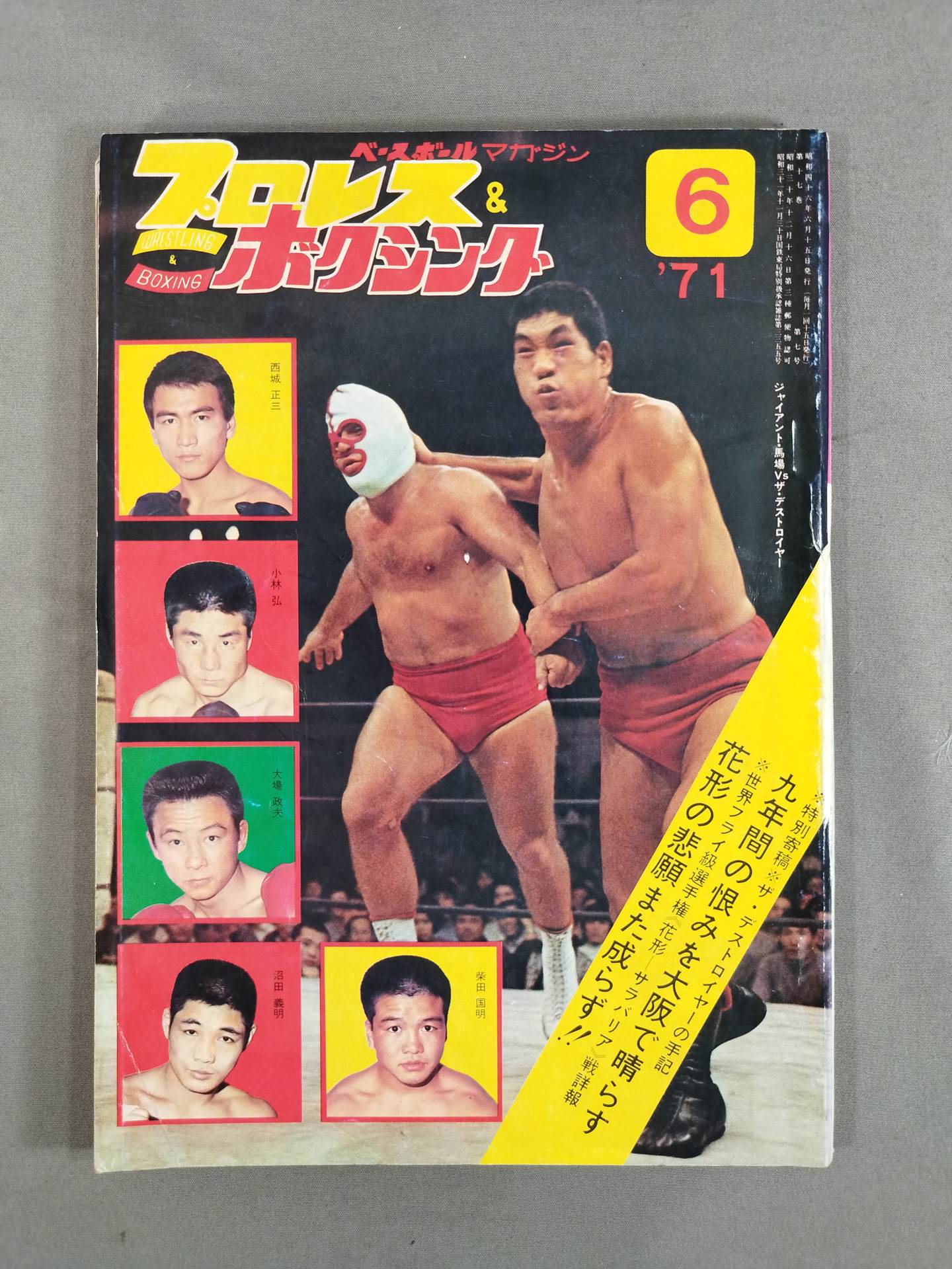 Pro Wrestling & Boxing June 1971