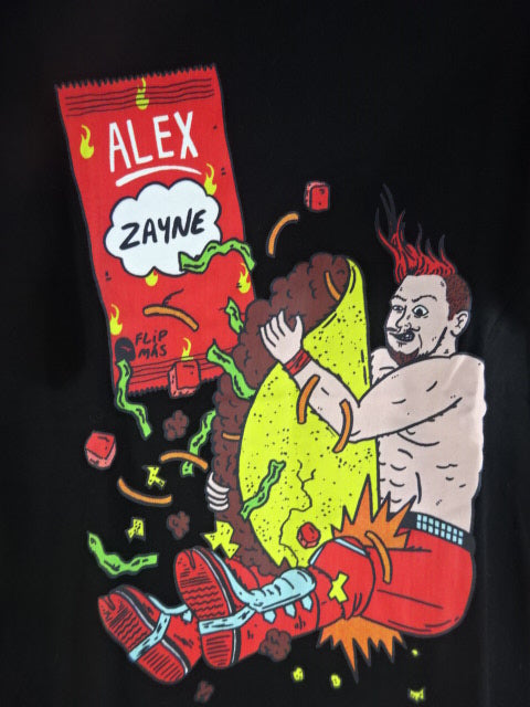 アレックス・ゼイン Tシャツ①(ブラック)