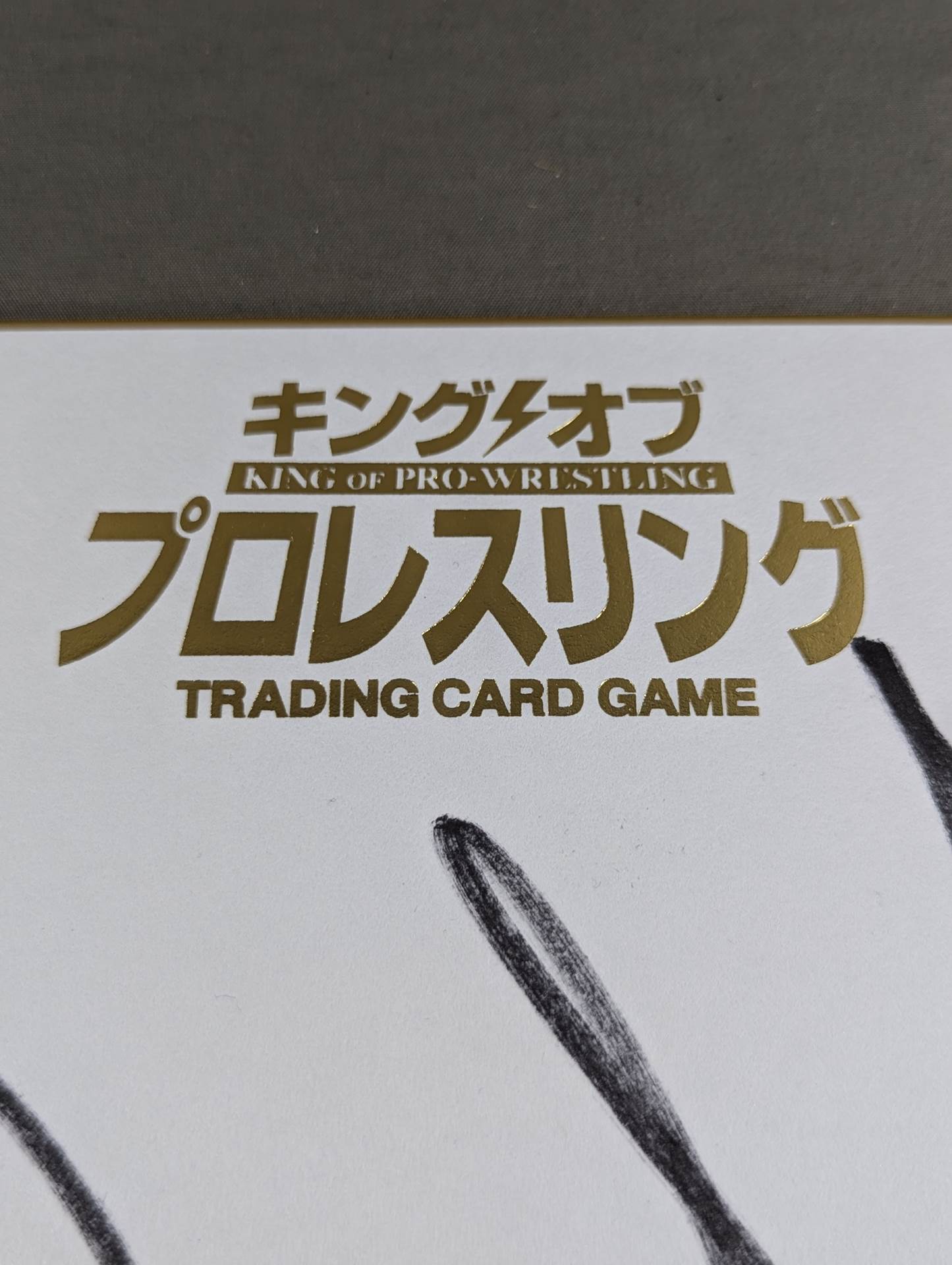 Bad Luck Faleh (King of Pro-wrestling only) Shikishi ( Autograph board ) )