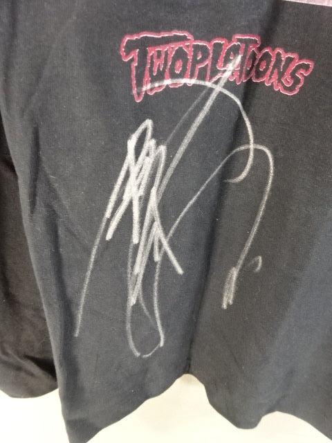 【hand signed autograph】 Minoru Suzuki ×TWOPLATOONS Collaboration T-shirt (1) (Black)